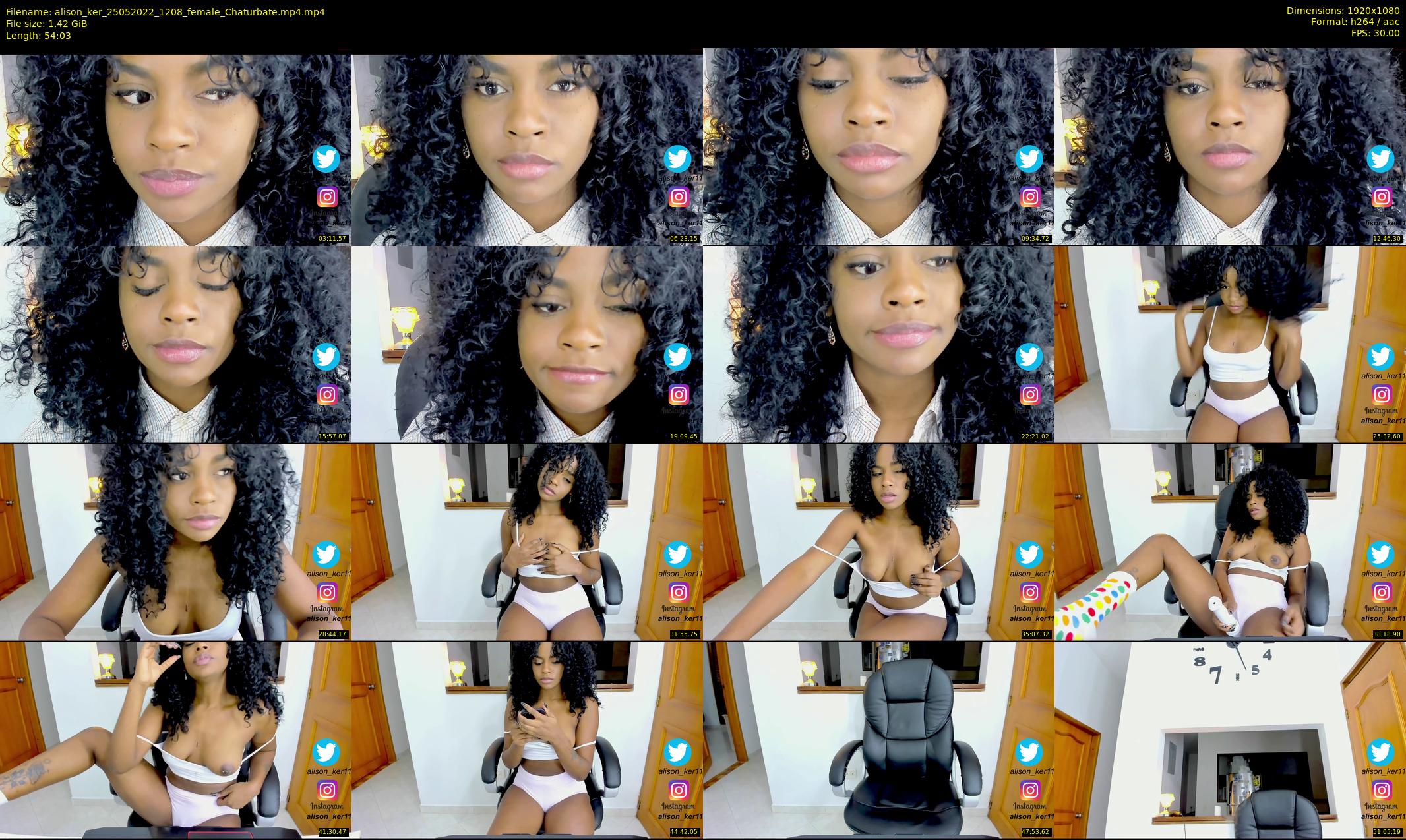 alison_ker — 55 minute Chaturbate female cam show recording, 1080p, May 25, 2022