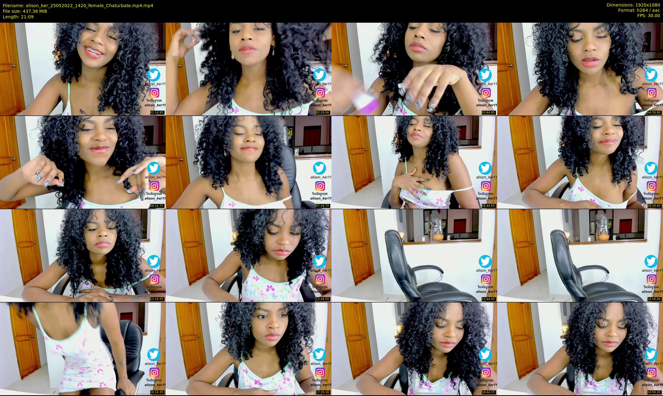 alison_ker — 22 minute Chaturbate female cam show recording, 1080p, May 25, 2022