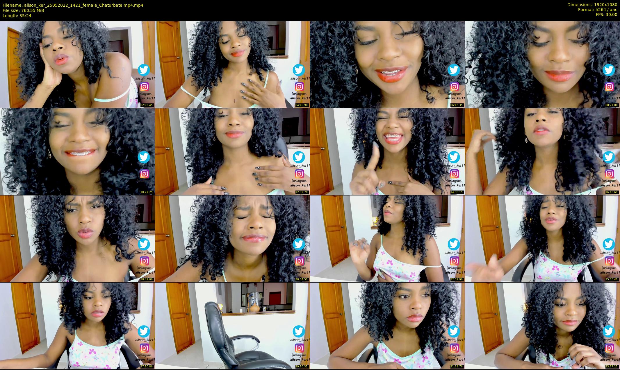 alison_ker — 36 minute Chaturbate female cam show recording, 1080p, May 25, 2022