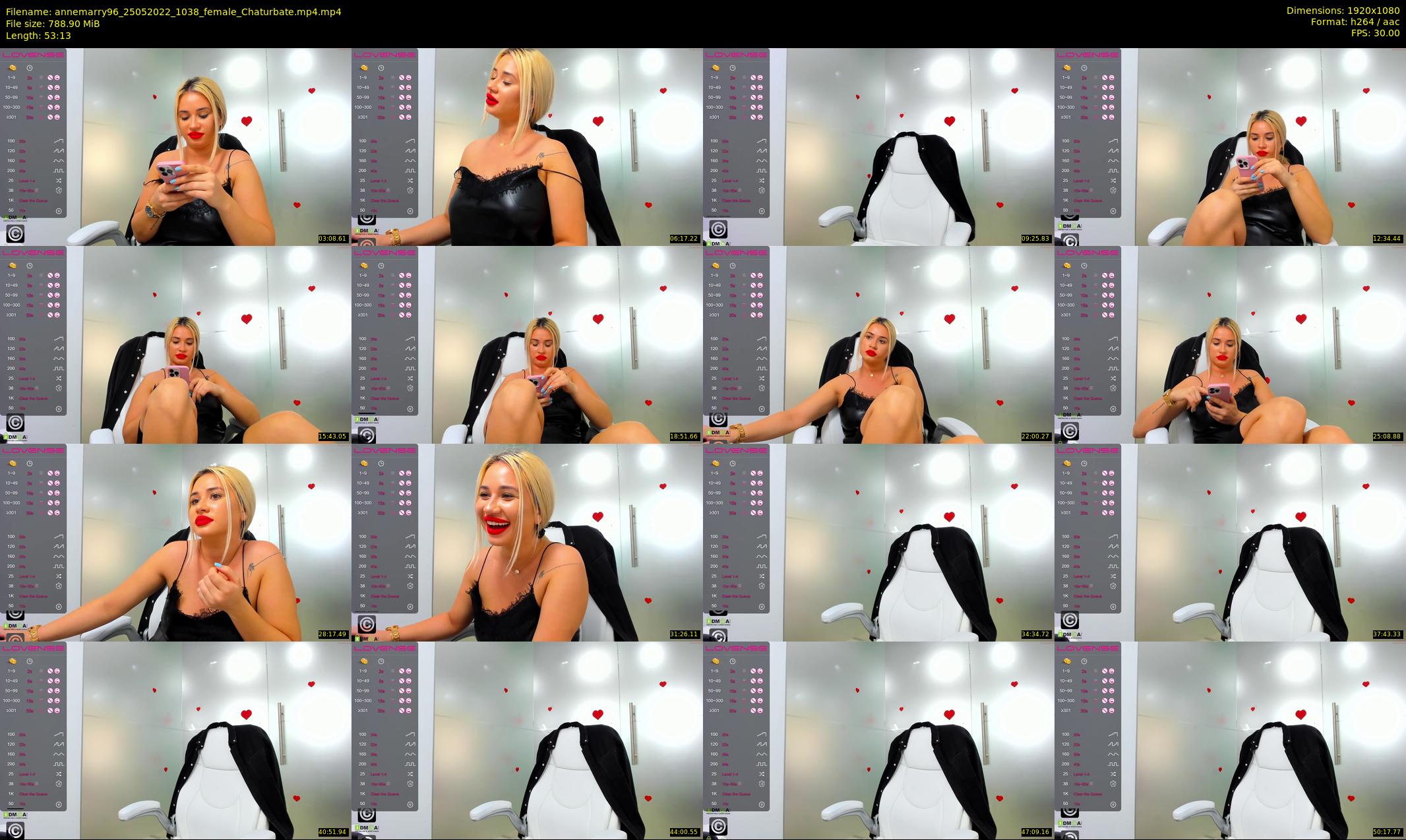 annemarry96 — 54 minute Chaturbate female cam show recording, 1080p, May 25, 2022