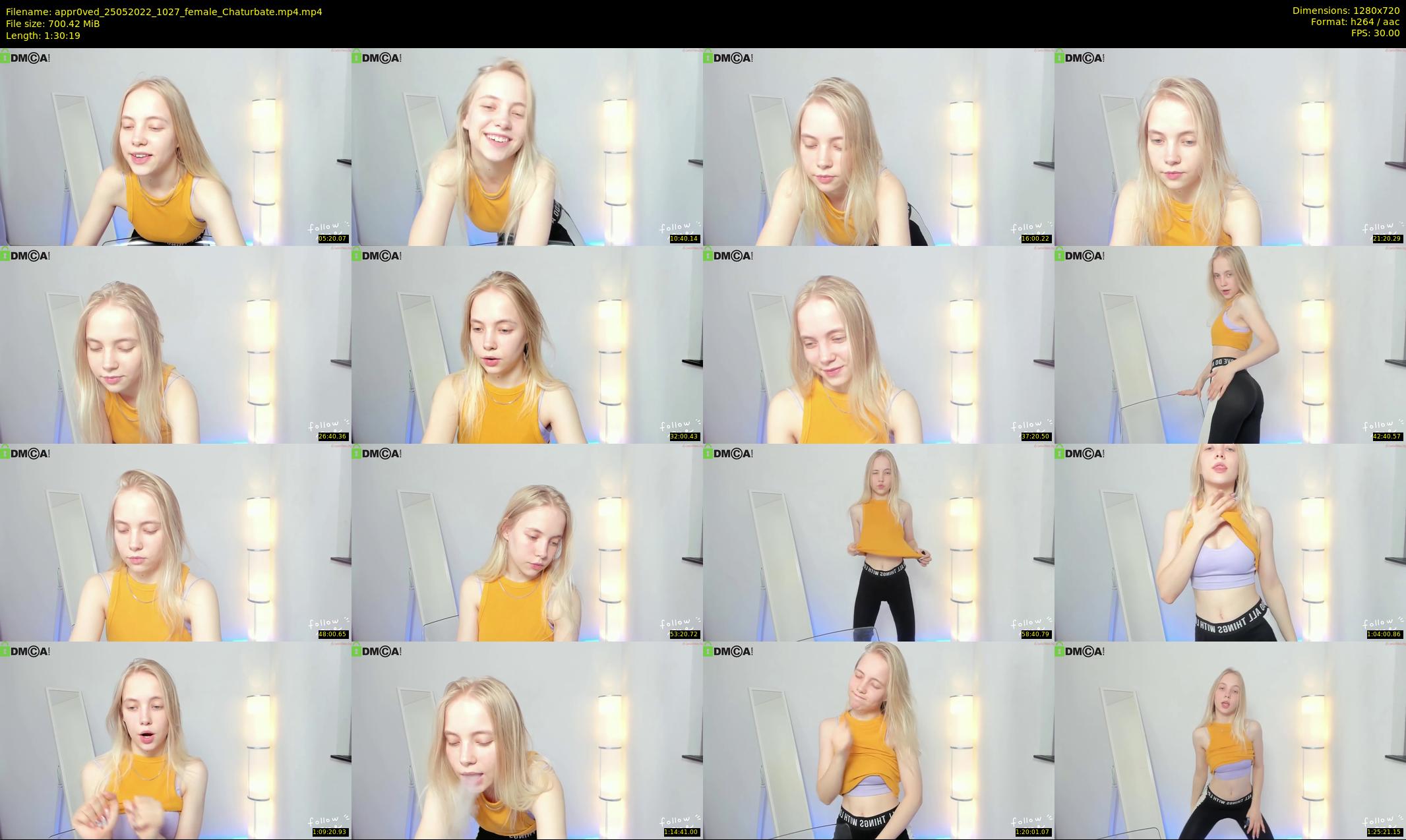 appr0ved — 91 minute Chaturbate female cam show recording, 720p, May 25, 2022