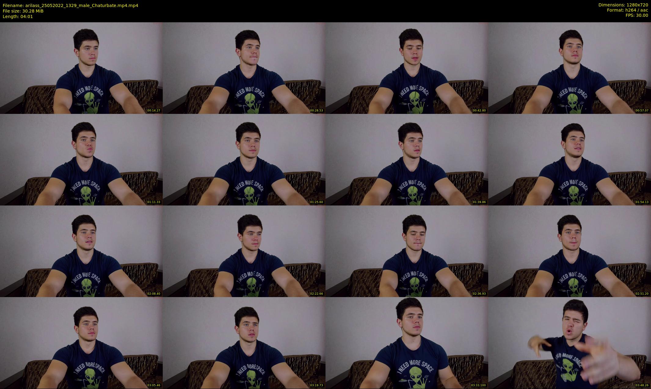 arilass — 5 minute Chaturbate male cam show recording, 720p, May 25, 2022