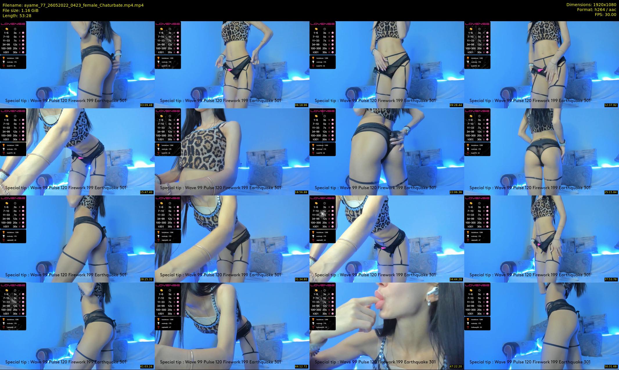 ayame_77 — 54 minute Chaturbate female cam show recording, 1080p, May 26, 2022