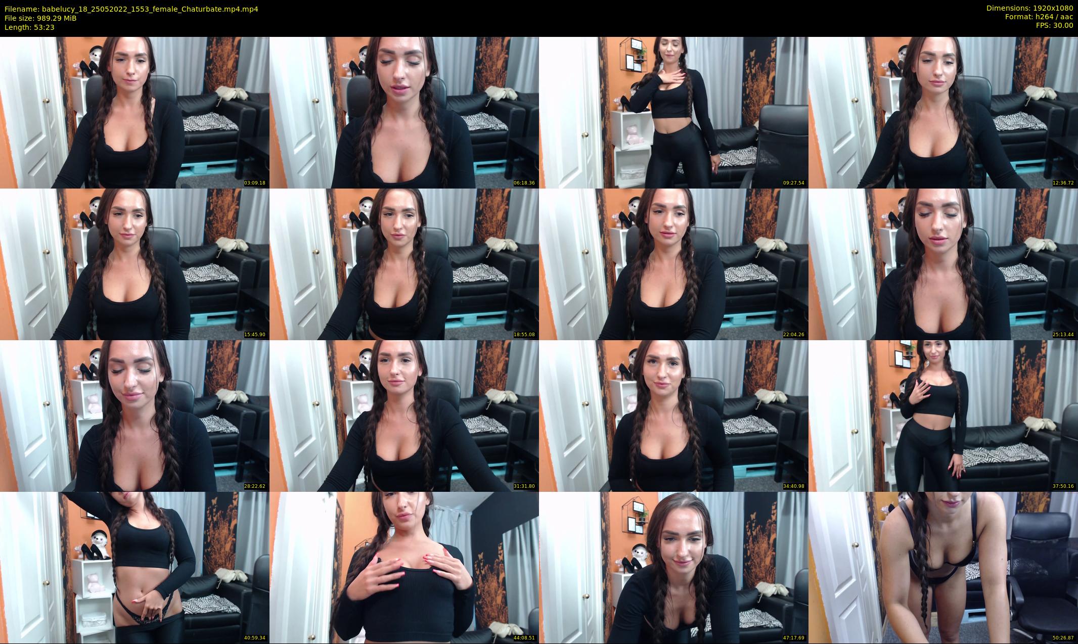 babelucy_18 — 54 minute Chaturbate female cam show recording, 1080p, May 25, 2022