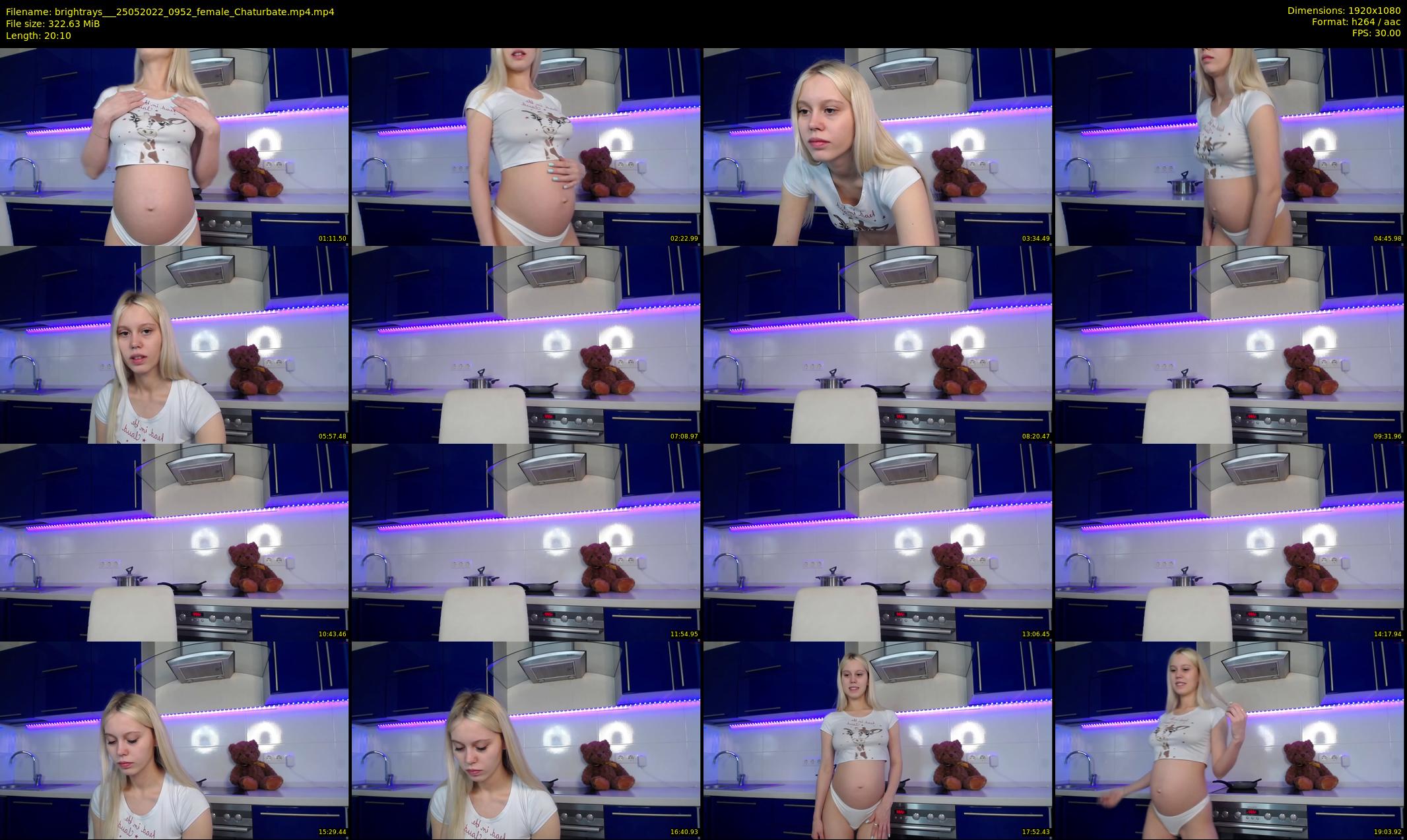brightrays__ — 21 minute Chaturbate female cam show recording, 1080p, May 25, 2022
