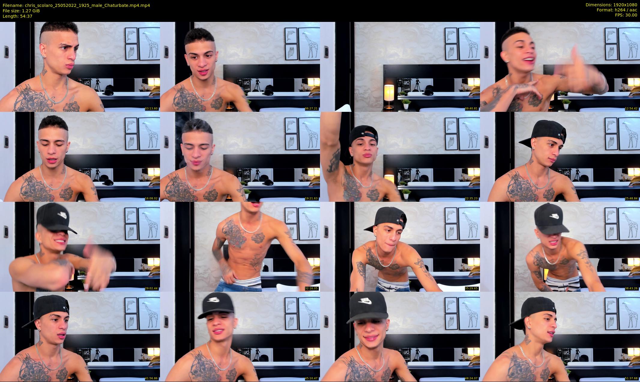 chris_scolaro — 55 minute Chaturbate male cam show recording, 1080p, May 25, 2022