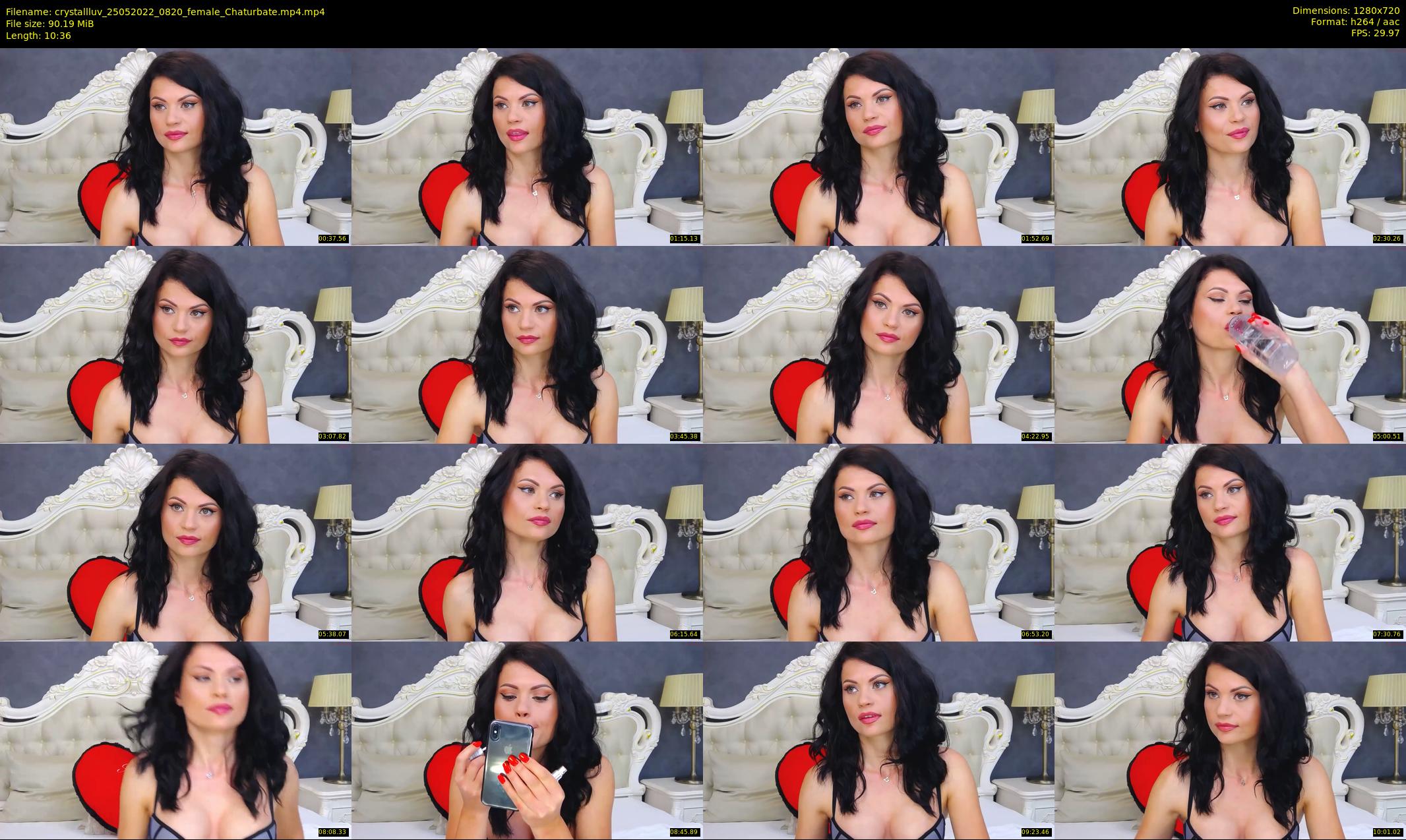 crystallluv — 11 minute Chaturbate female cam show recording, 720p, May 25, 2022