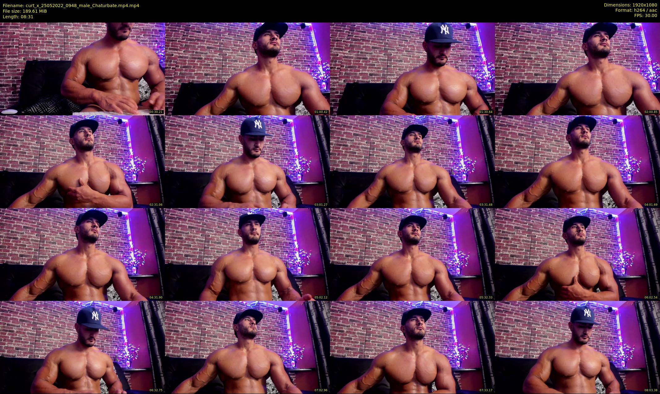 curt_x — 9 minute Chaturbate male cam show recording, 1080p, May 25, 2022