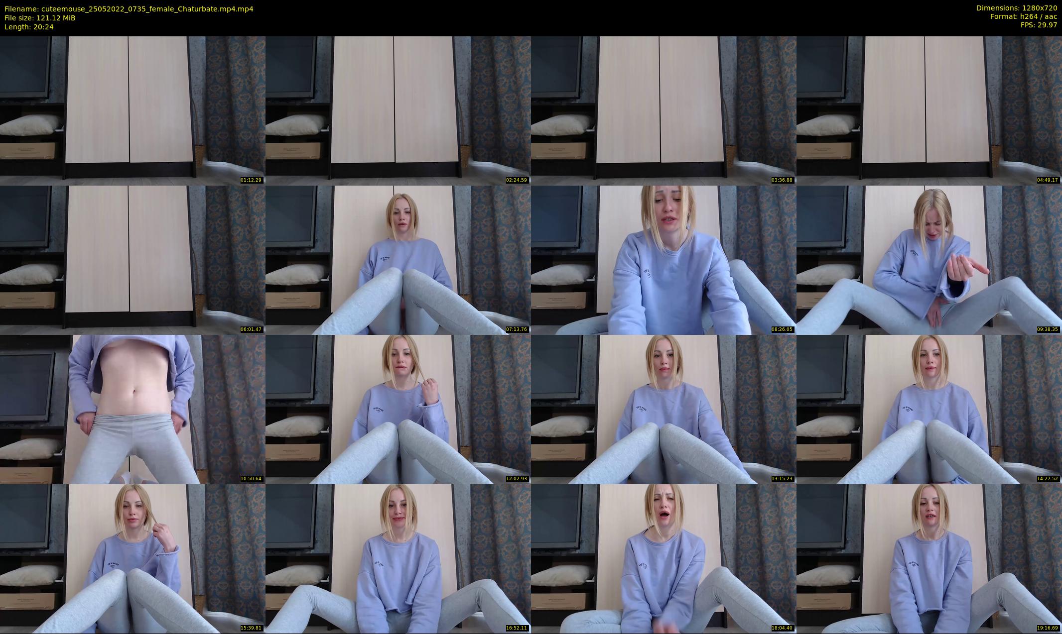 cuteemouse — 21 minute Chaturbate female cam show recording, 720p, May 25, 2022