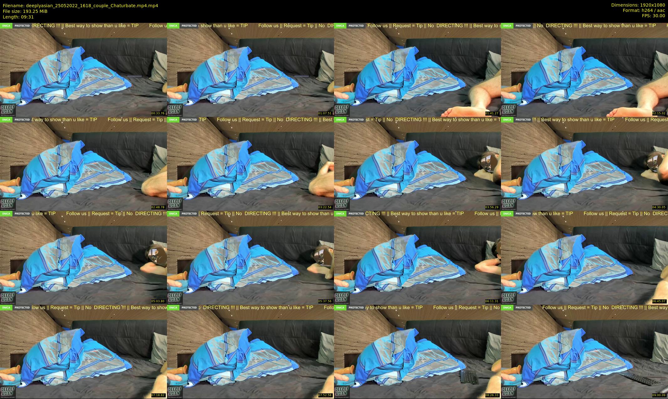 deeplyasian — 10 minute Chaturbate couple cam show recording, 1080p, May 25, 2022