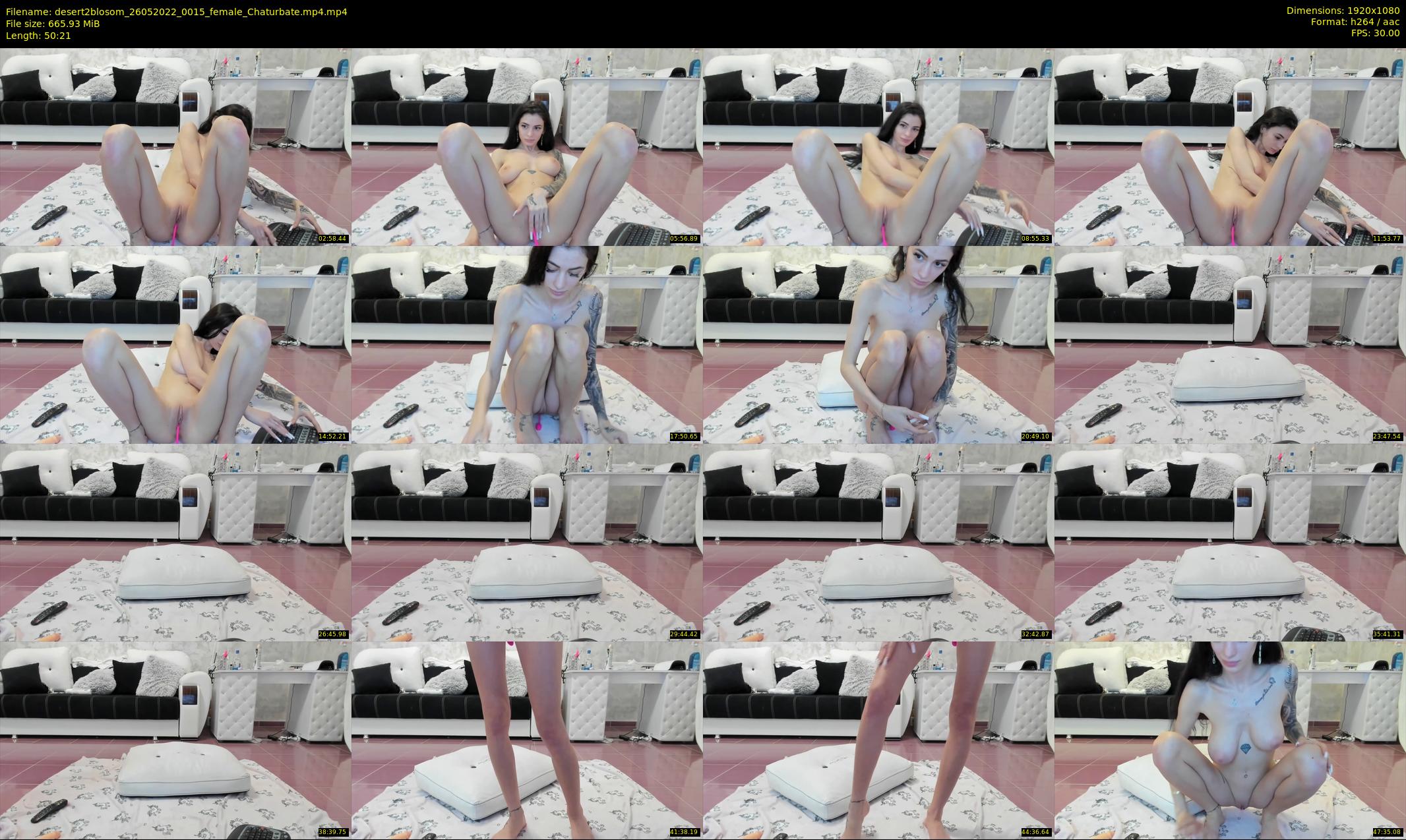 desert2blosom — 51 minute Chaturbate female cam show recording, 1080p, May 26, 2022