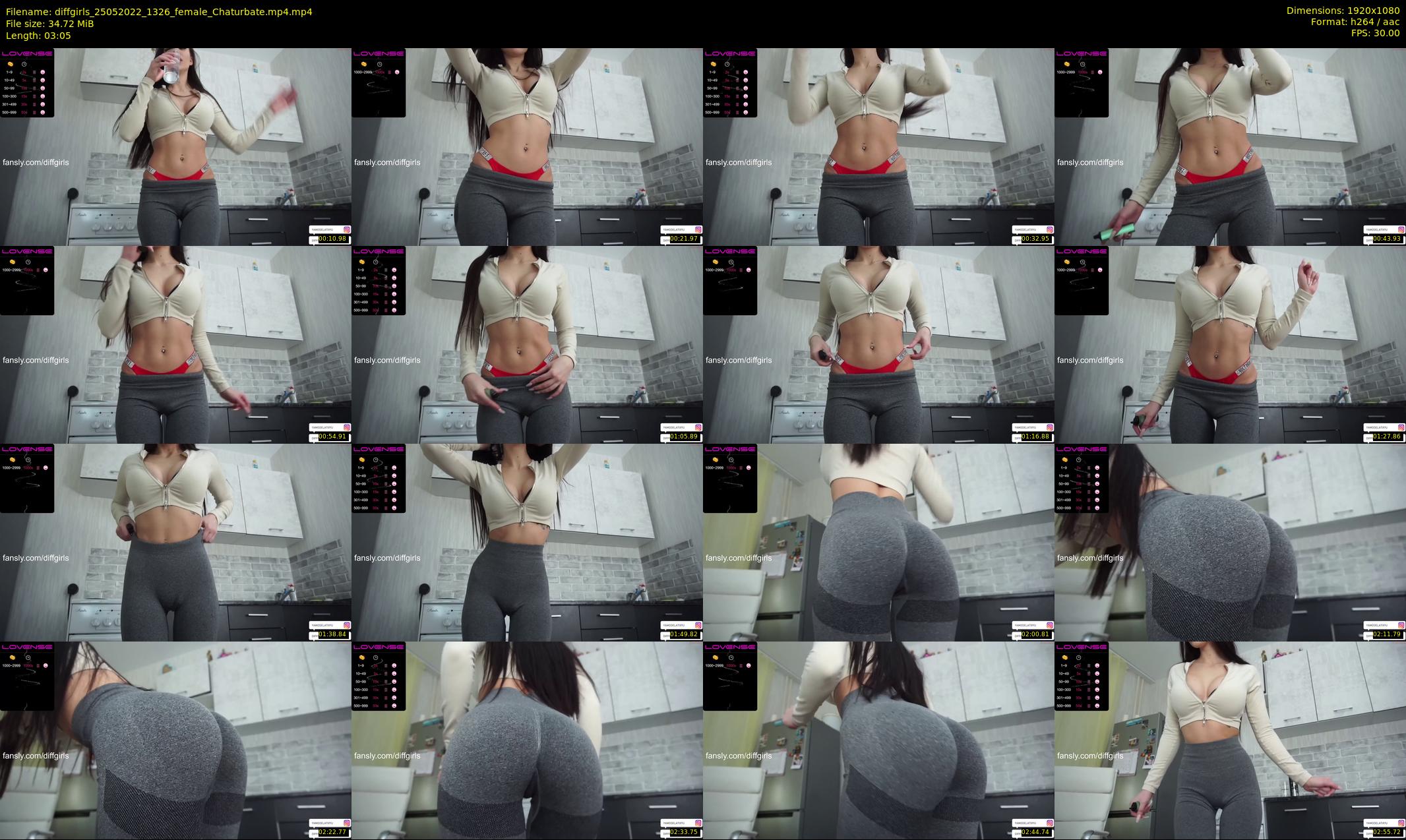 diffgirls — 4 minute Chaturbate female cam show recording, 1080p, May 25, 2022