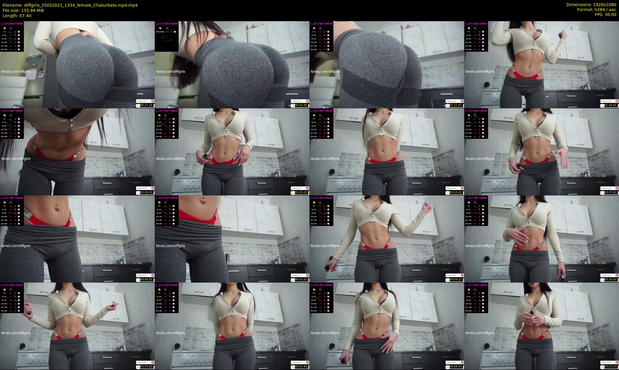 diffgirls — 8 minute Chaturbate female cam show recording, 1080p, May 25, 2022