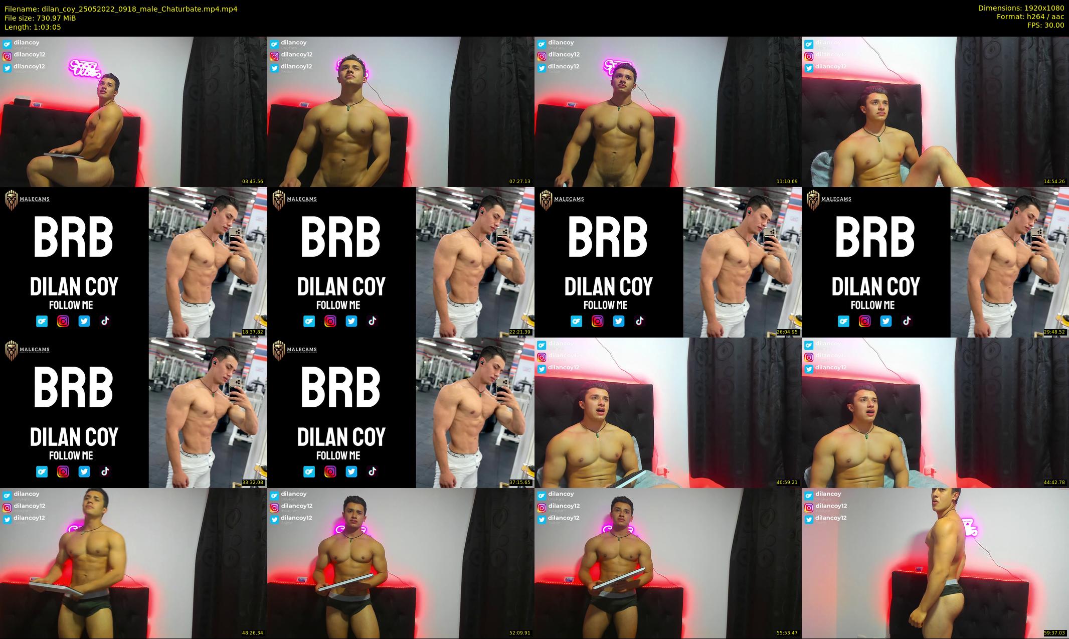 dilan_coy — 64 minute Chaturbate male cam show recording, 1080p, May 25, 2022