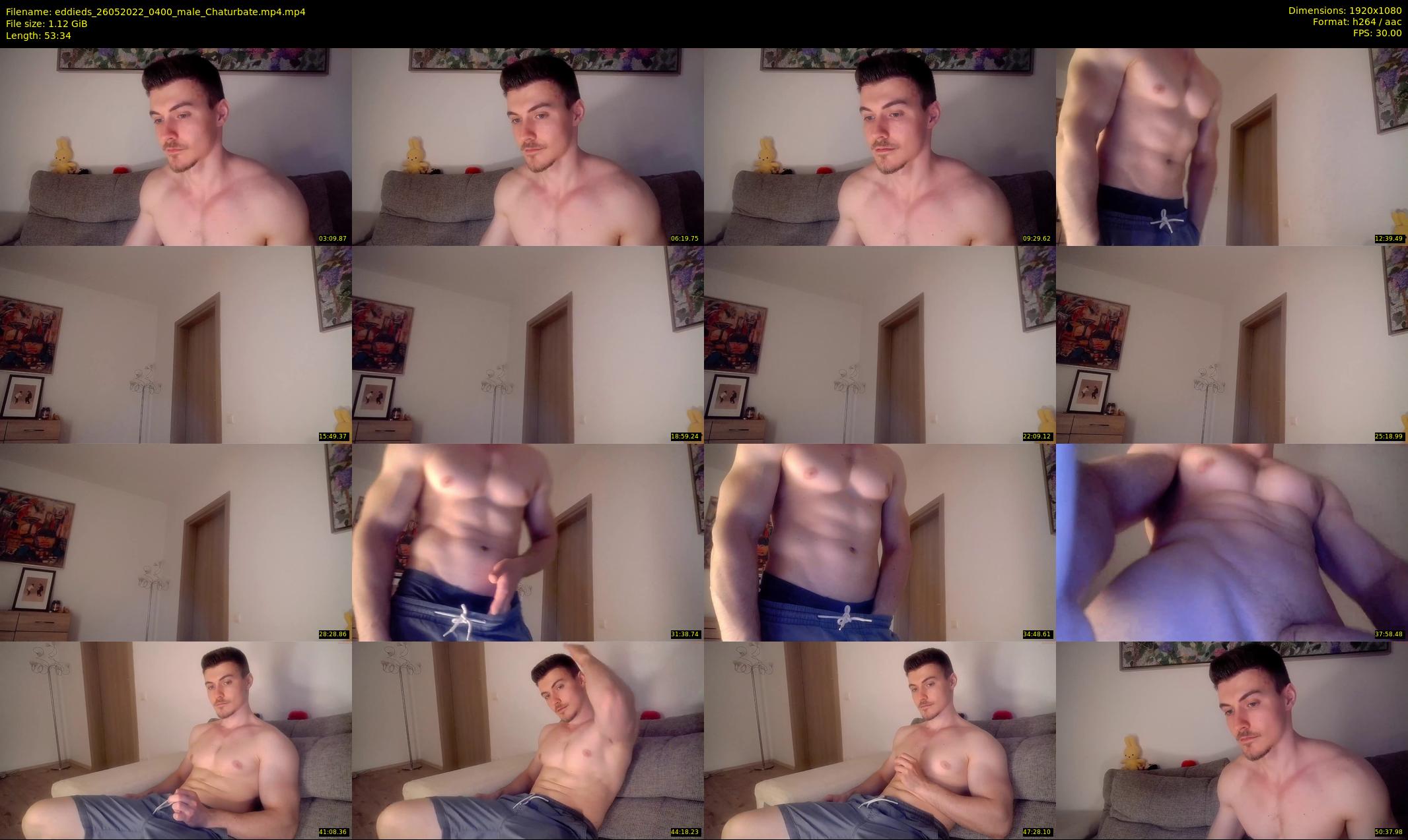 eddieds — 54 minute Chaturbate male cam show recording, 1080p, May 26, 2022