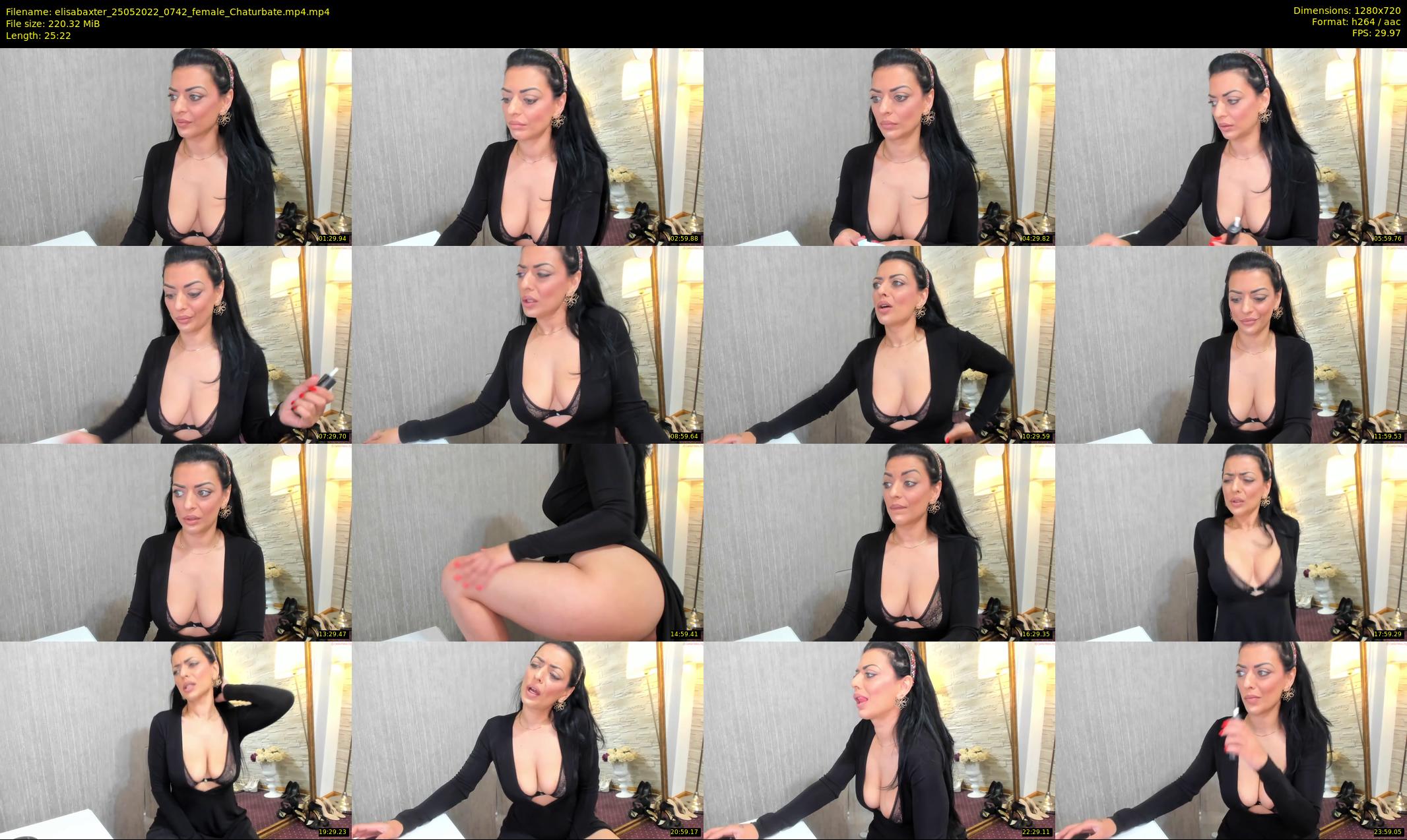elisabaxter — 26 minute Chaturbate female cam show recording, 720p, May 25, 2022