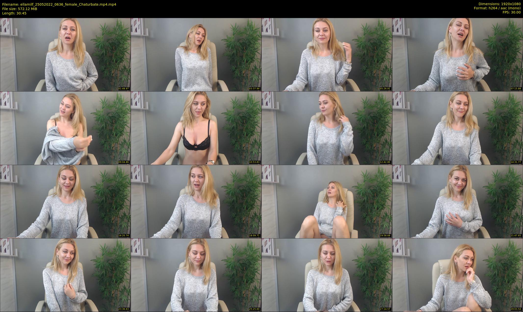 ellamilf — 31 minute Chaturbate female cam show recording, 1080p, May 25, 2022
