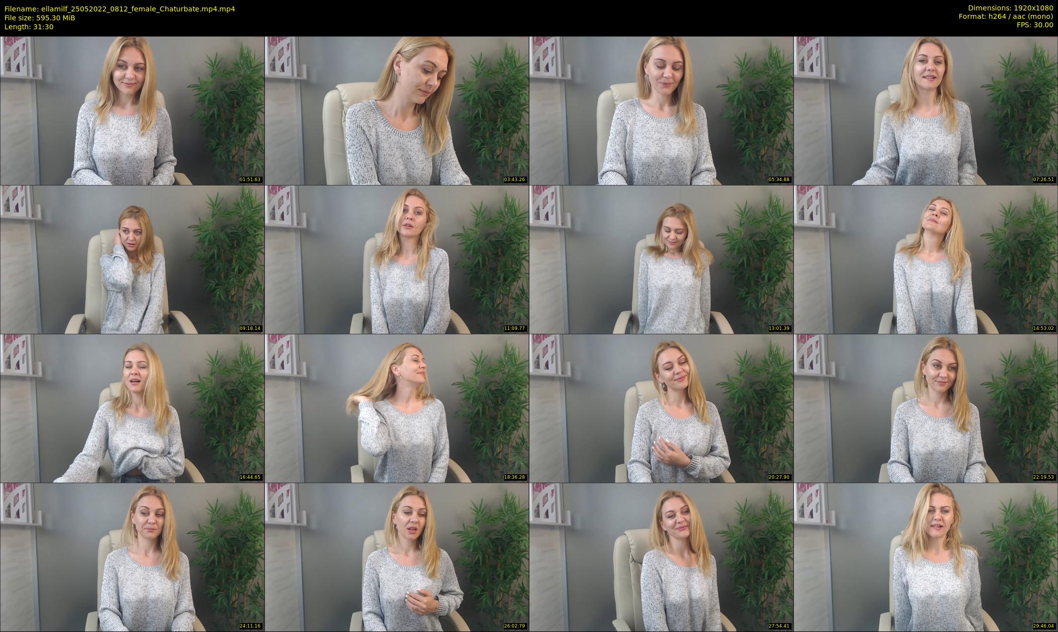 ellamilf — 32 minute Chaturbate female cam show recording, 1080p, May 25, 2022