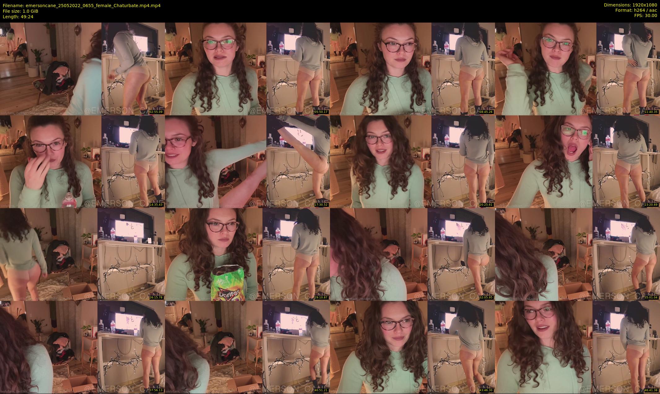 emersoncane — 50 minute Chaturbate female cam show recording, 1080p, May 25, 2022