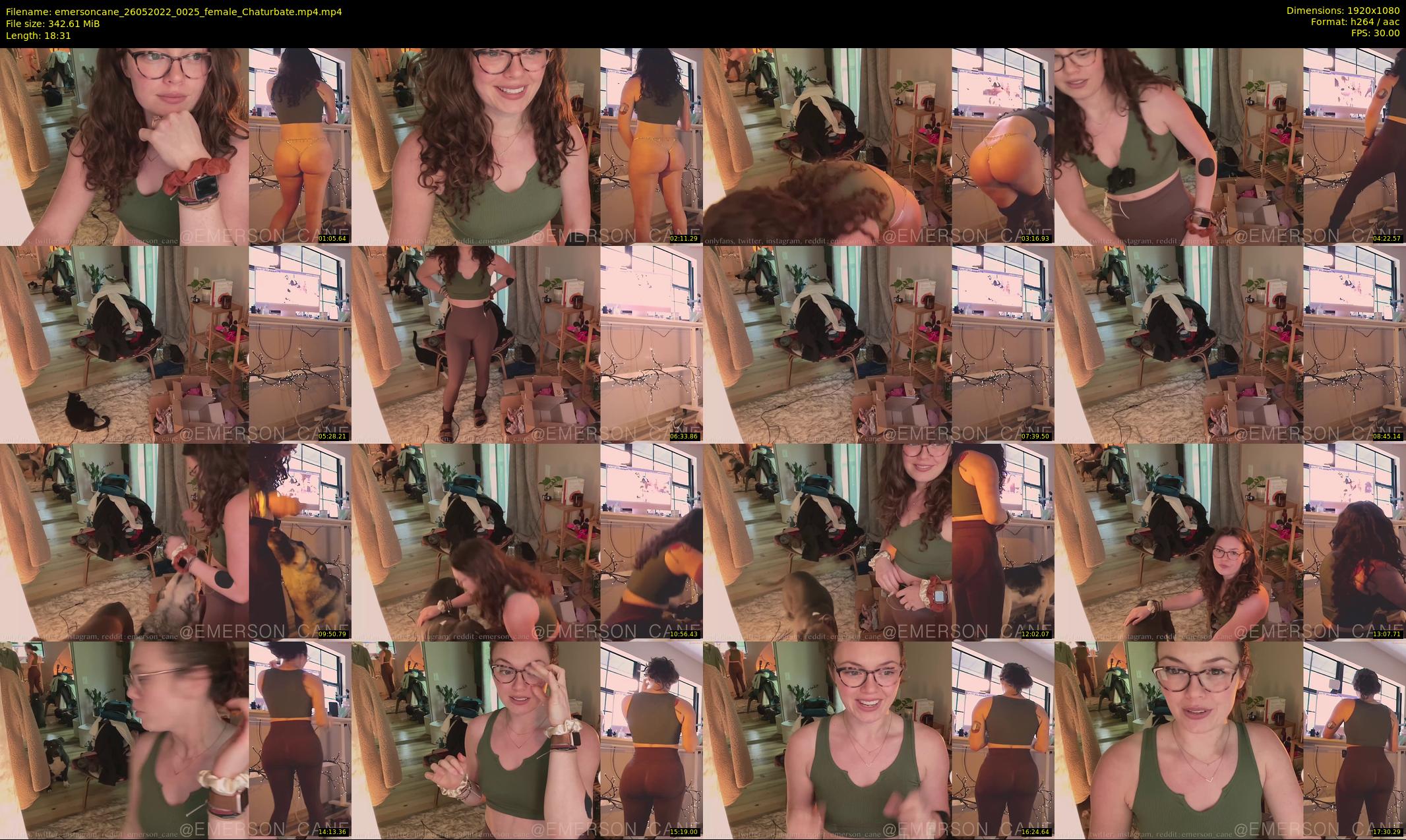 emersoncane — 19 minute Chaturbate female cam show recording, 1080p, May 26, 2022