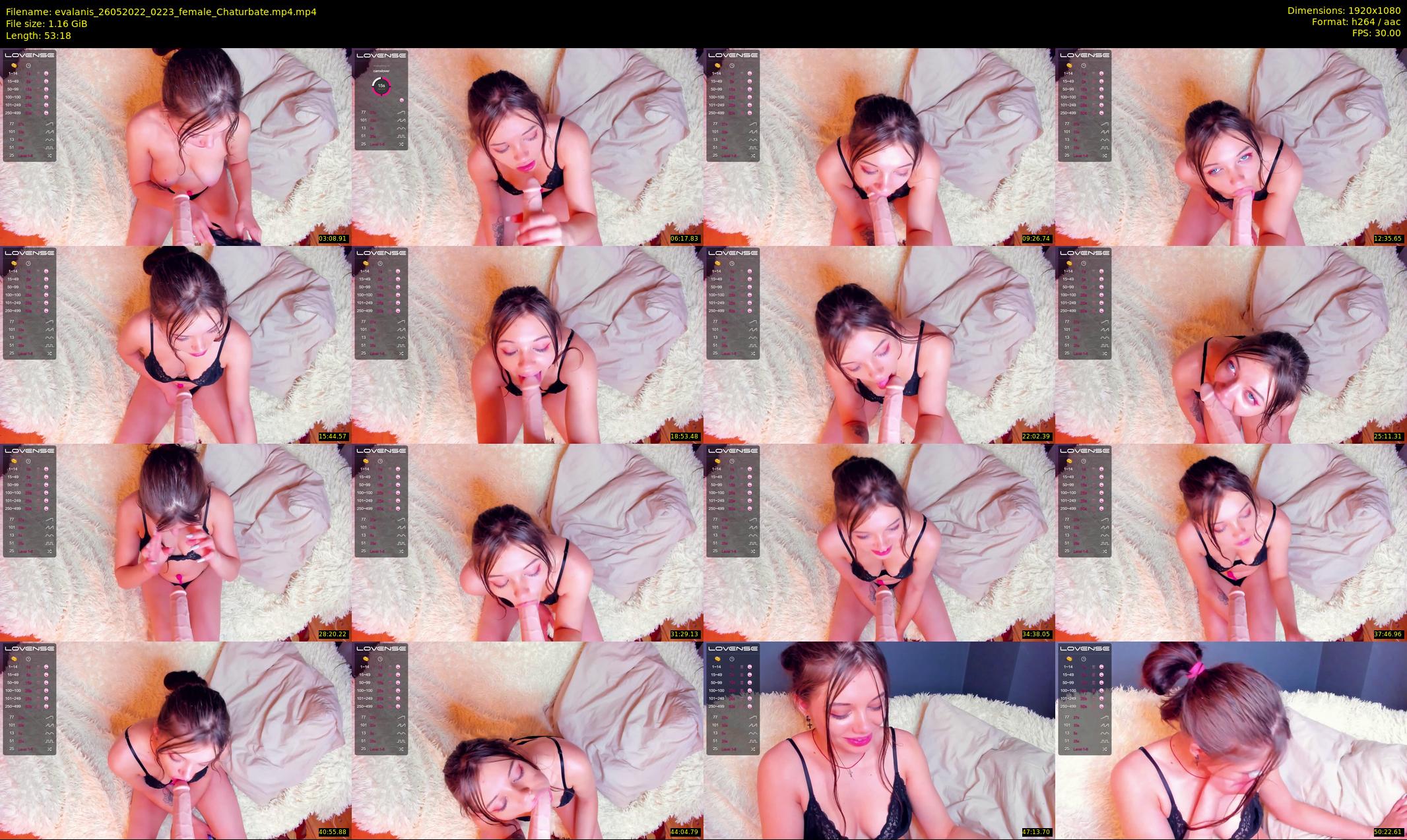 evalanis — 54 minute Chaturbate couple cam show recording, 1080p, May 26, 2022