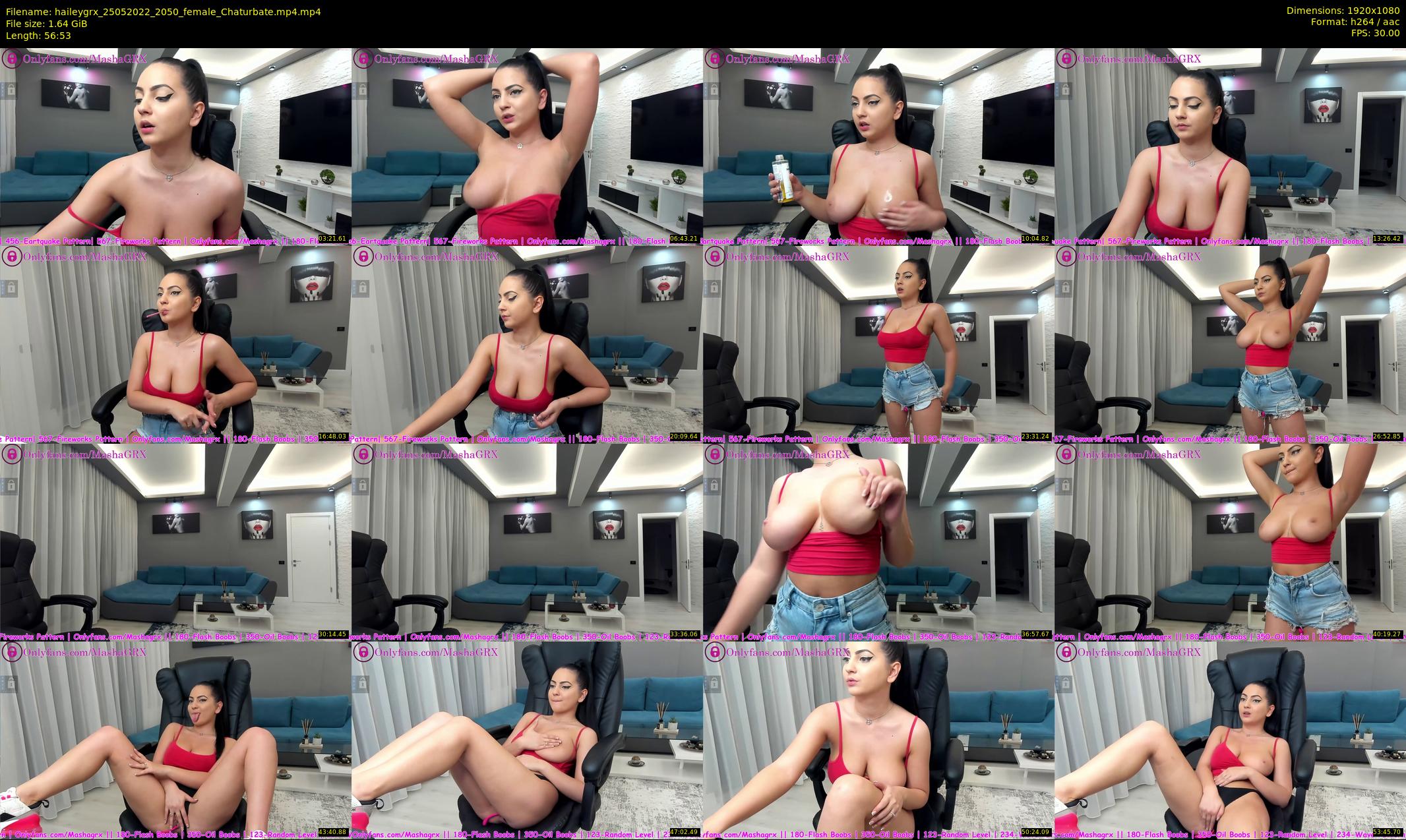 haileygrx — 57 minute Chaturbate female cam show recording, 1080p, May 25, 2022