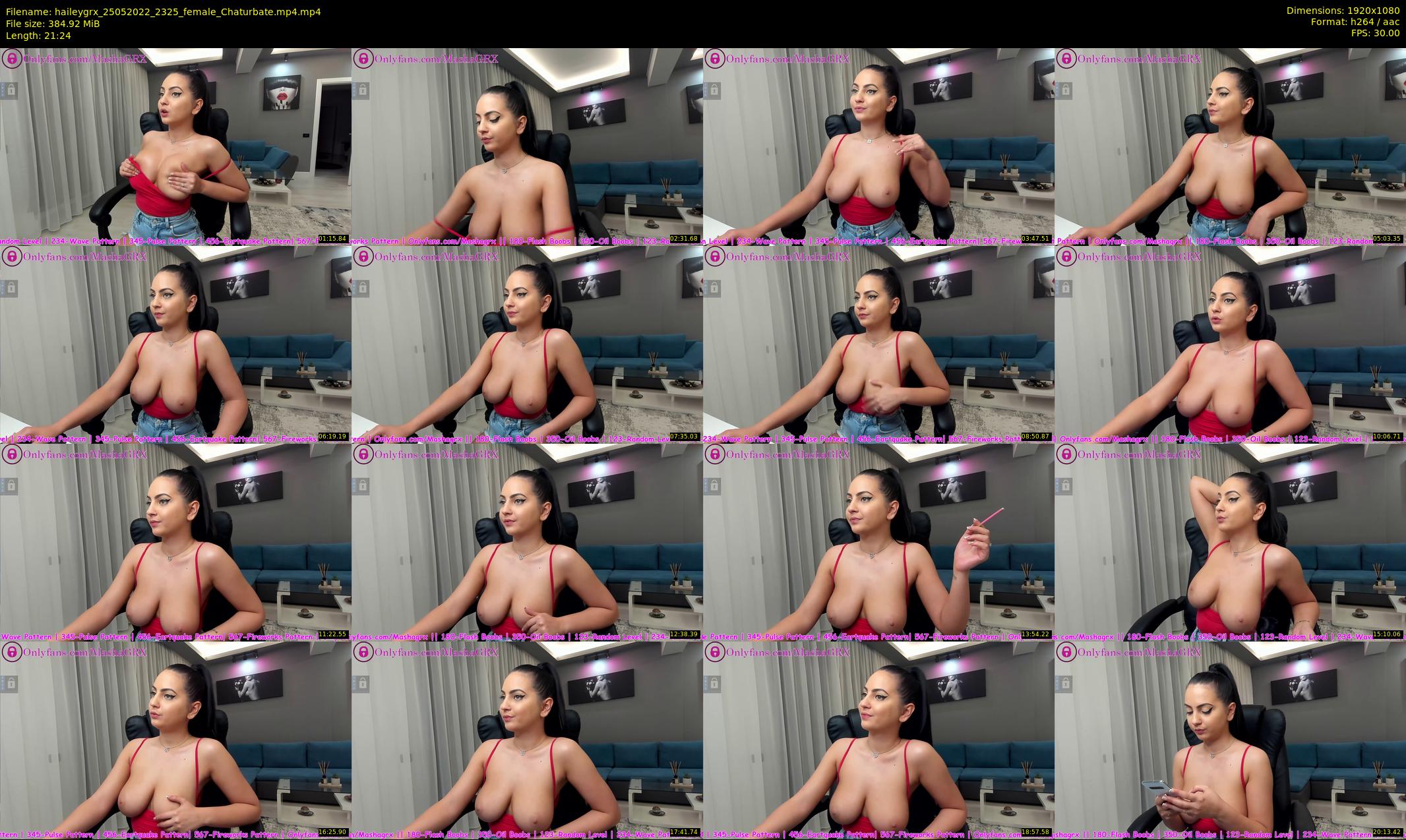 haileygrx — 22 minute Chaturbate female cam show recording, 1080p, May 25, 2022