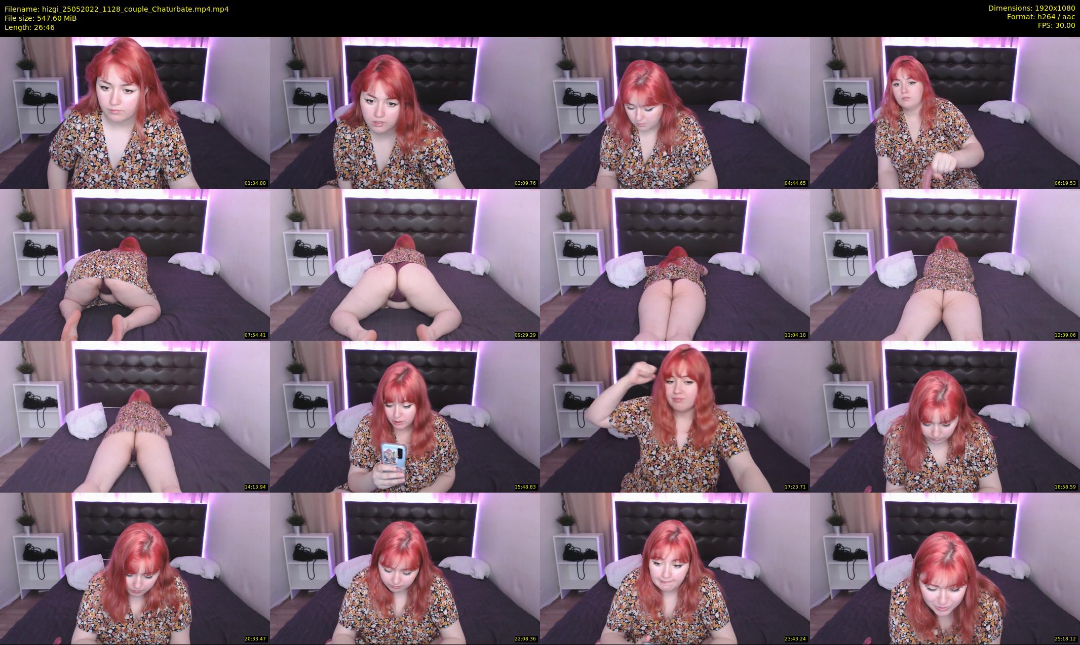 hizgi — 27 minute Chaturbate couple cam show recording, 1080p, May 25, 2022