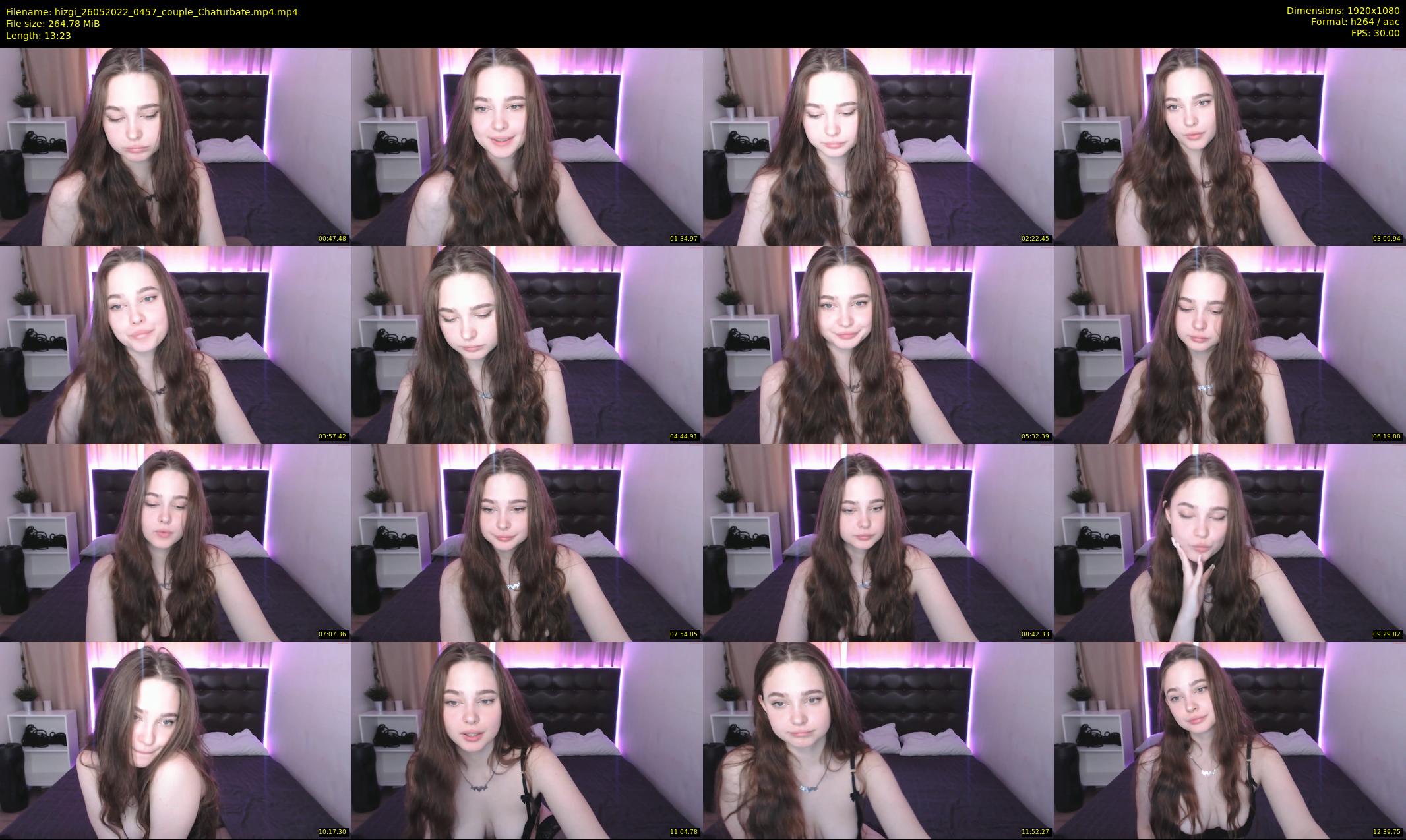 hizgi — 14 minute Chaturbate couple cam show recording, 1080p, May 26, 2022