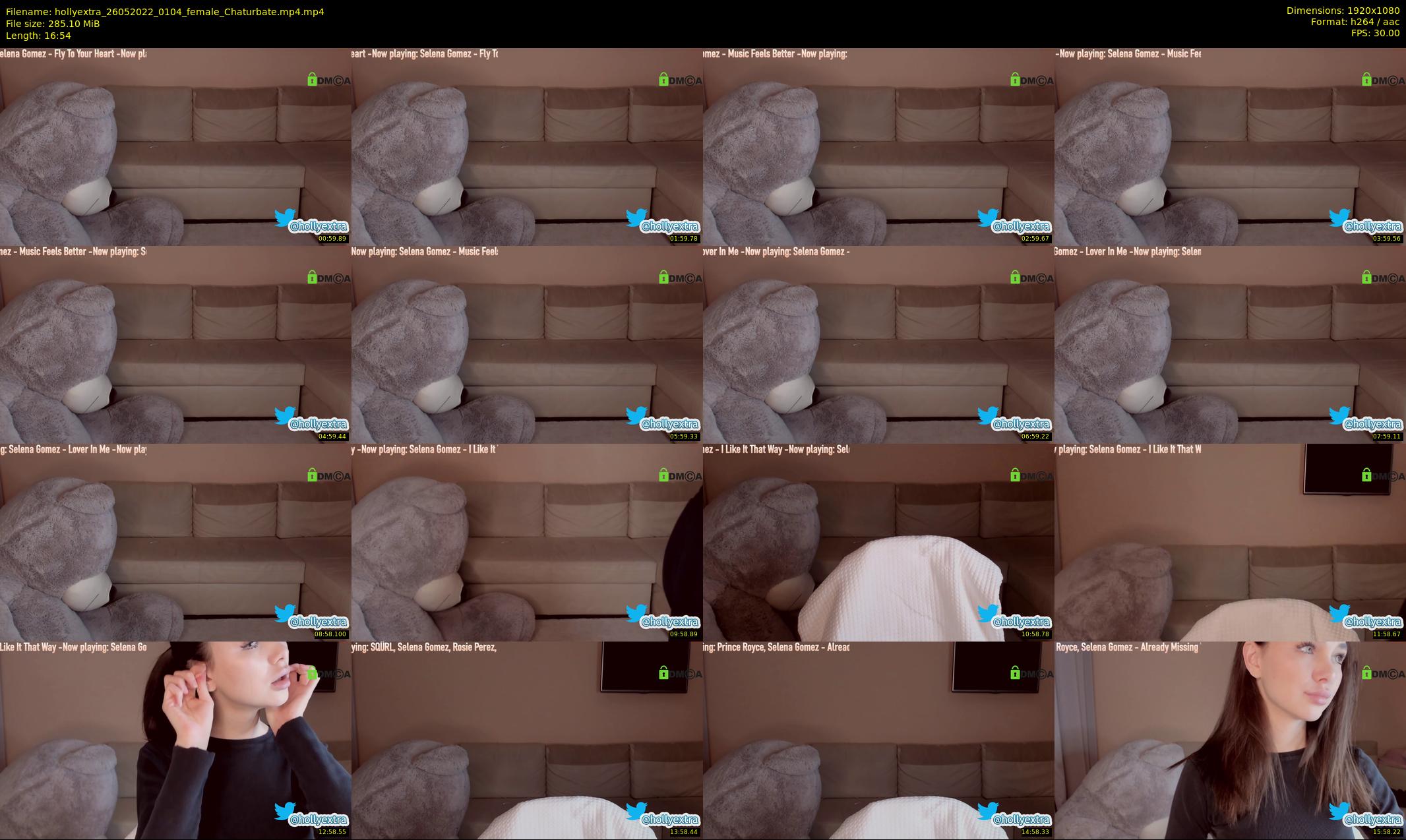 hollyextra — 17 minute Chaturbate female cam show recording, 1080p, May 26, 2022