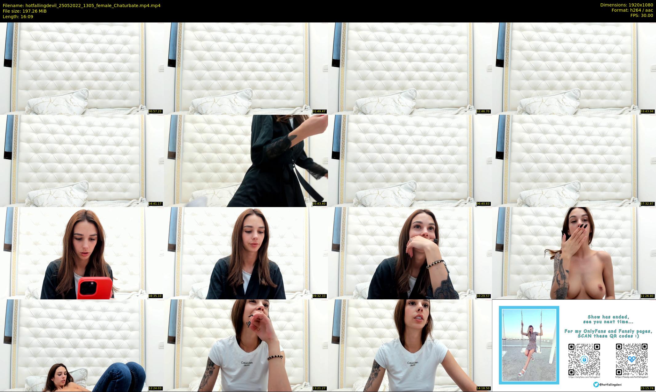 hotfallingdevil — 17 minute Chaturbate female cam show recording, 1080p, May 25, 2022