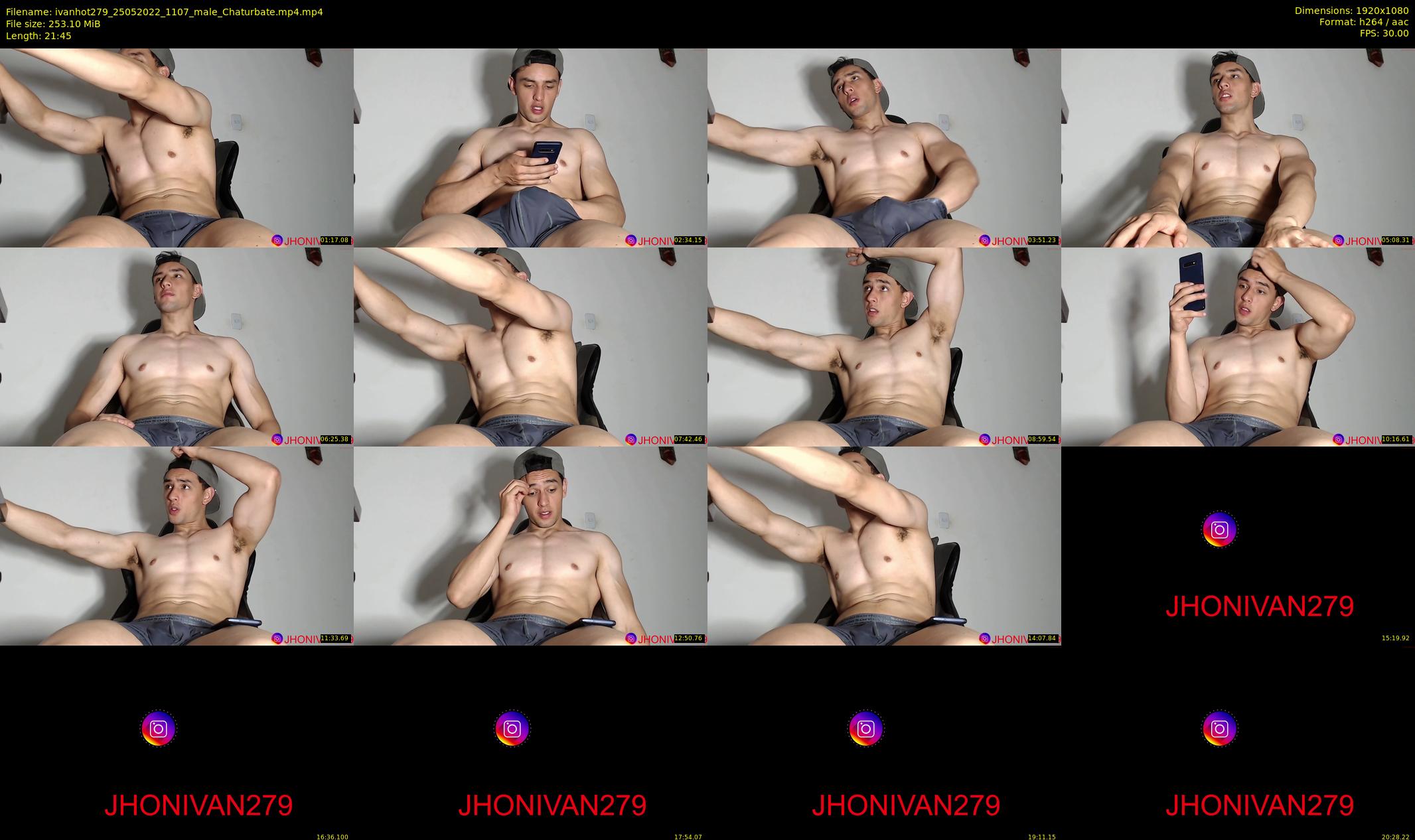 ivanhot279 — 22 minute Chaturbate male cam show recording, 1080p, May 25, 2022