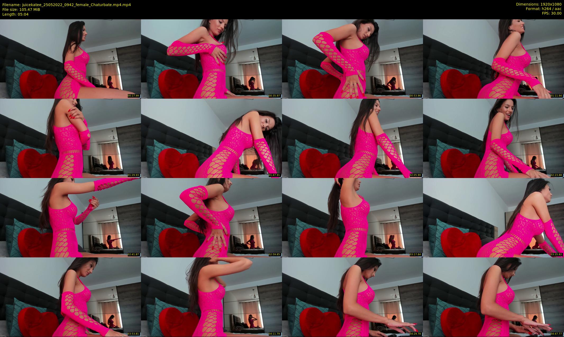 juicekatee — 6 minute Chaturbate female cam show recording, 1080p, May 25, 2022