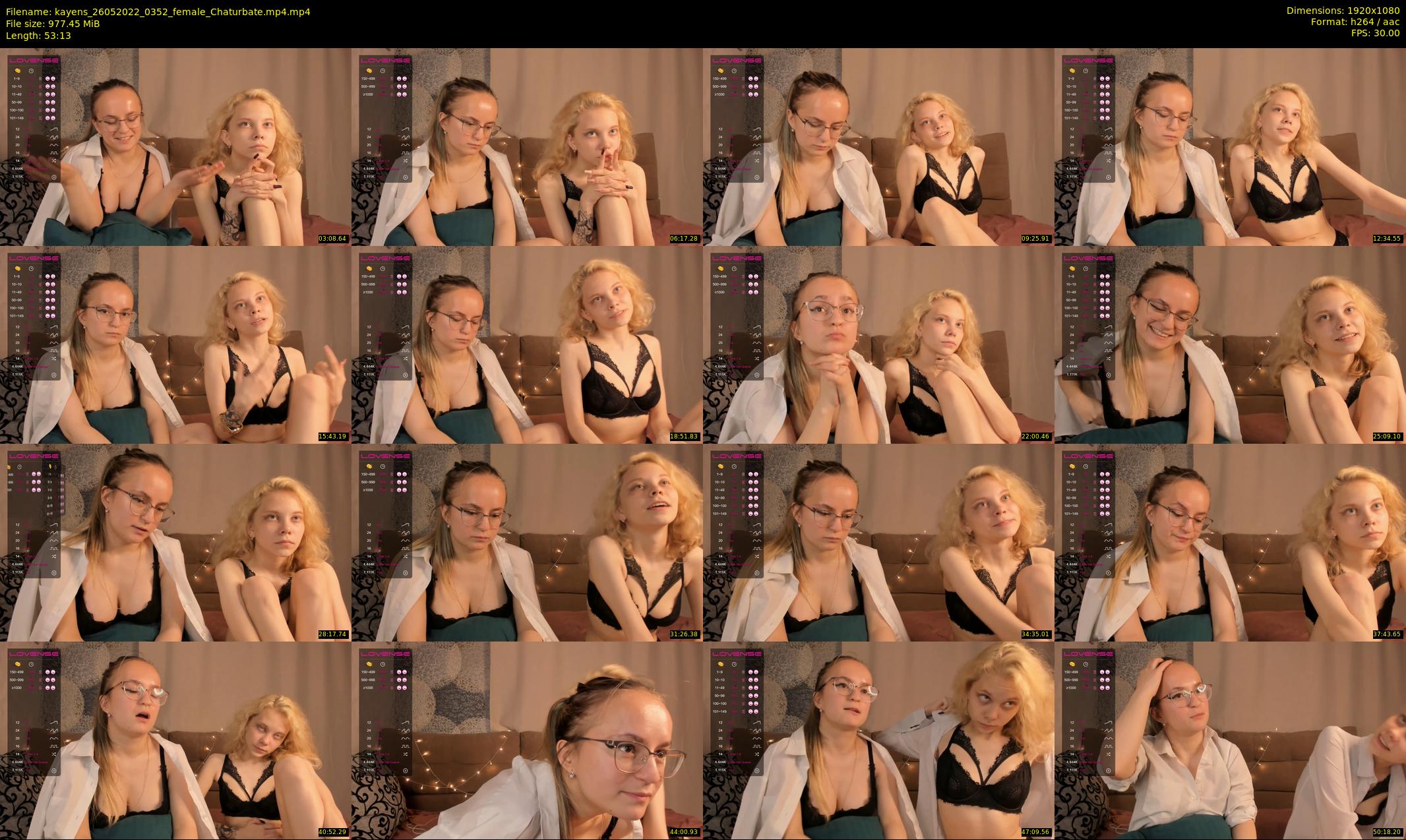 kayens — 54 minute Chaturbate couple cam show recording, 1080p, May 26, 2022