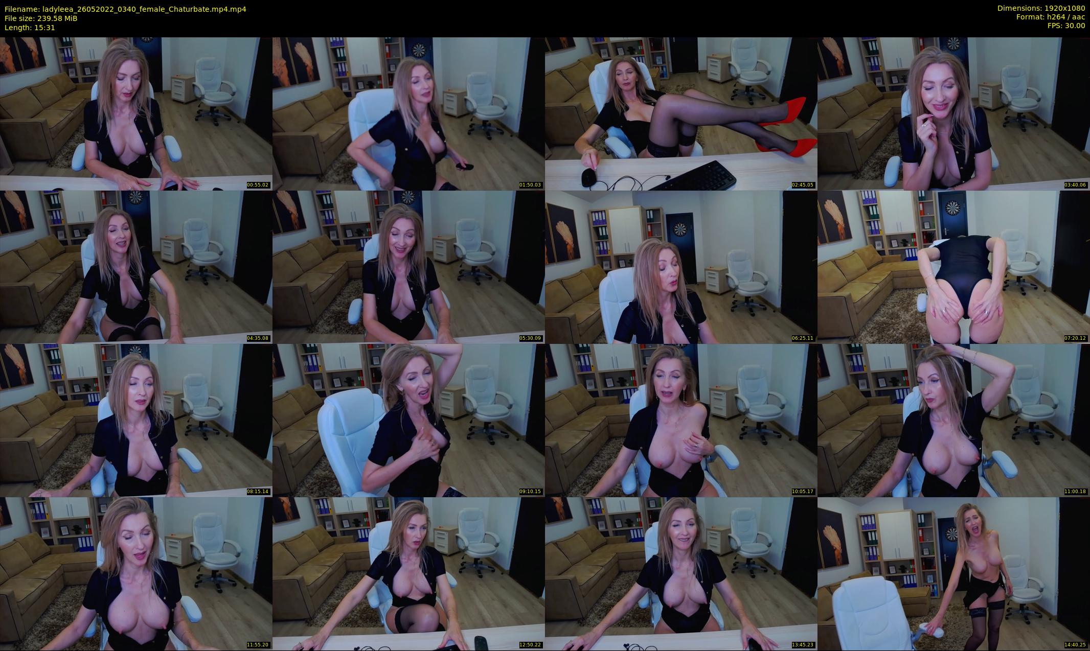 ladyleea — 16 minute Chaturbate female cam show recording, 1080p, May 26, 2022