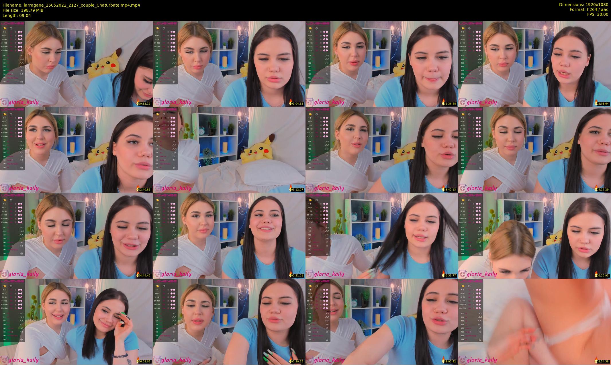 larragane — 10 minute Chaturbate couple cam show recording, 1080p, May 25, 2022