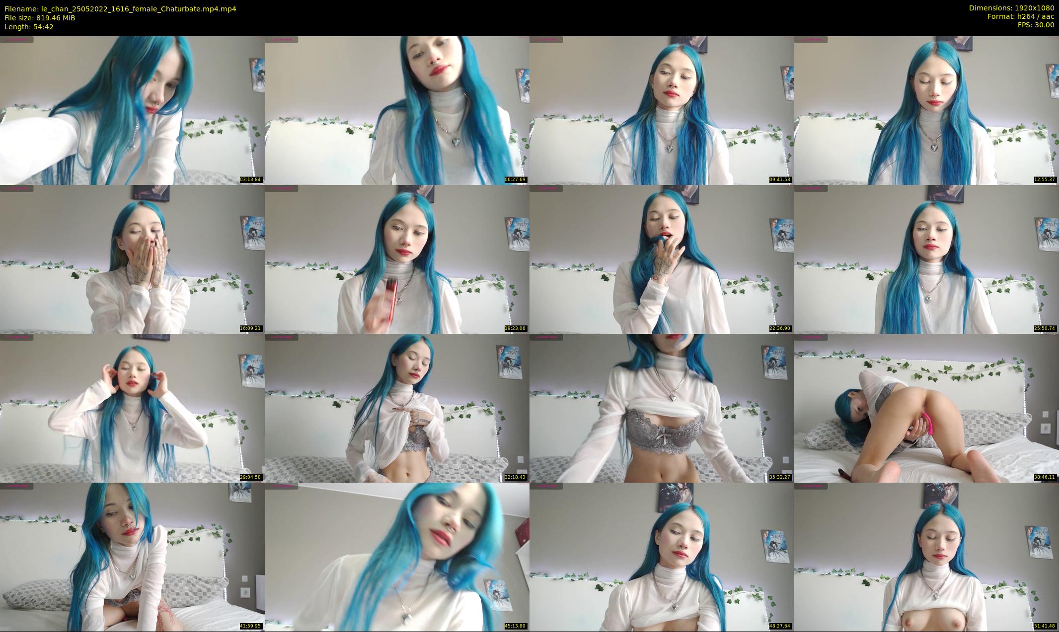 le_chan — 55 minute Chaturbate female cam show recording, 1080p, May 25, 2022
