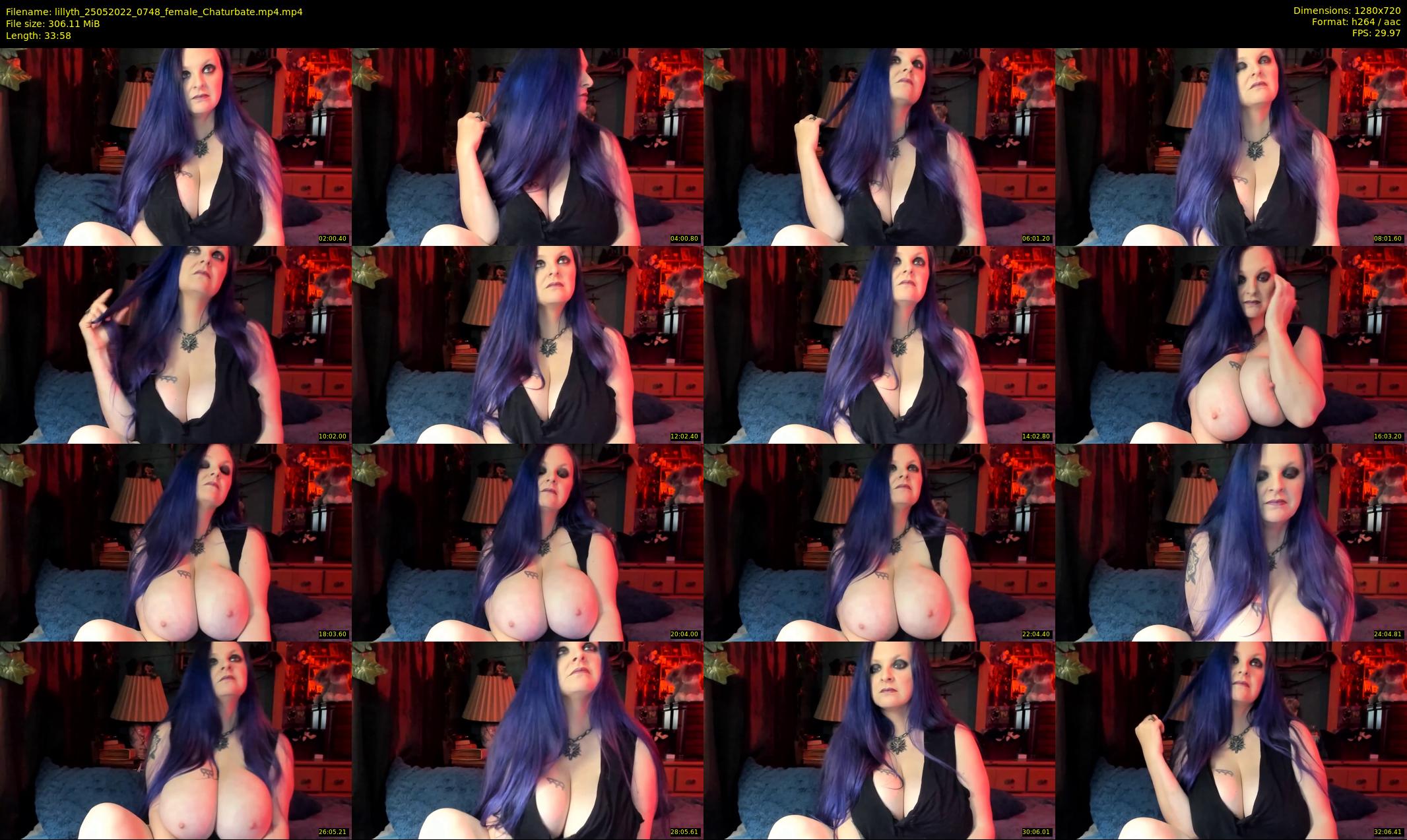 lillyth — 34 minute Chaturbate female cam show recording, 720p, May 25, 2022