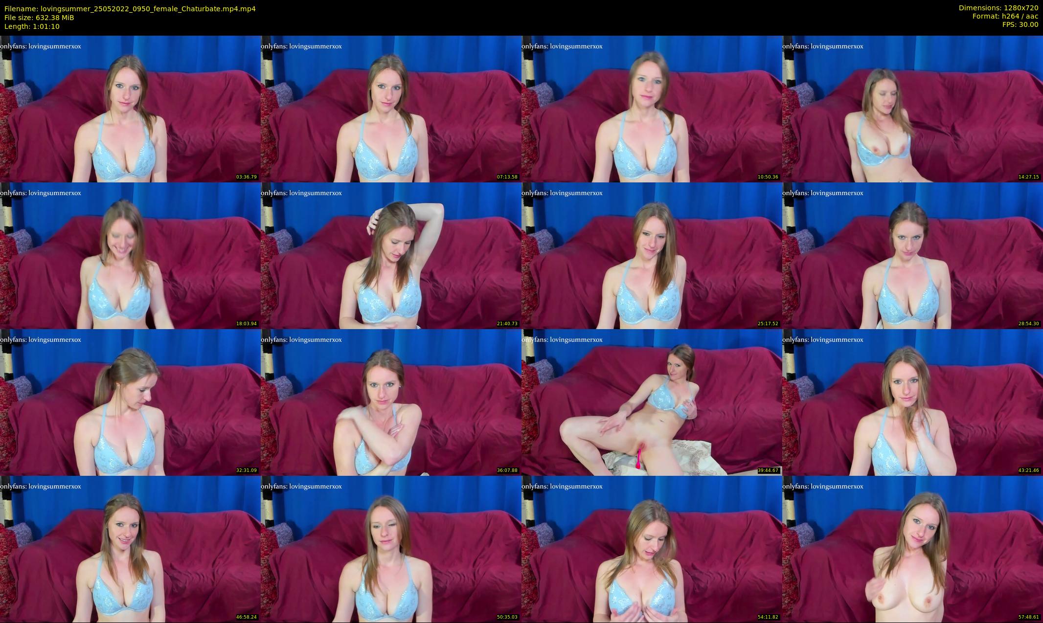 lovingsummer — 62 minute Chaturbate female cam show recording, 720p, May 25, 2022