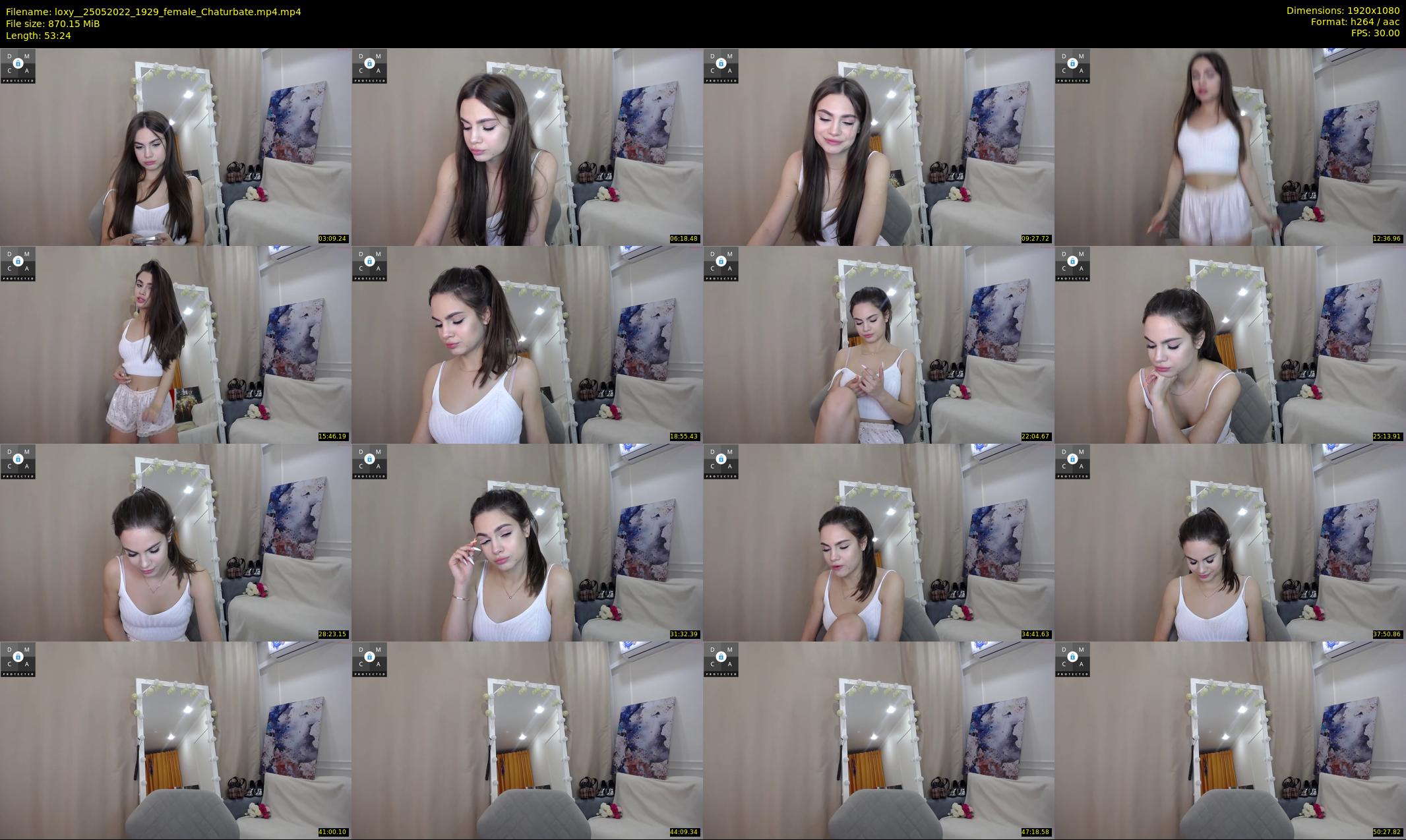 loxy_ — 54 minute Chaturbate female cam show recording, 1080p, May 25, 2022