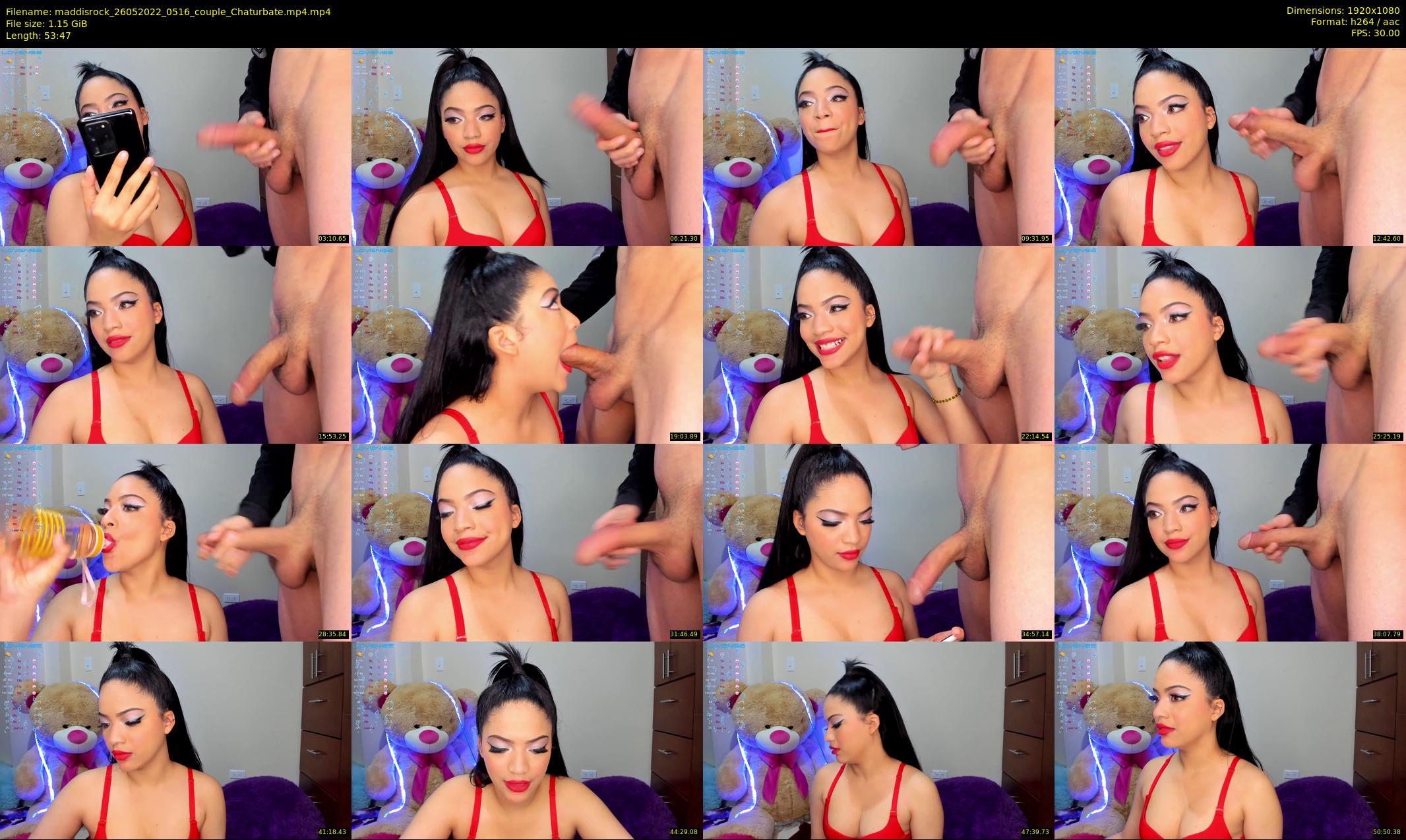 maddisrock — 54 minute Chaturbate couple cam show recording, 1080p, May 26, 2022
