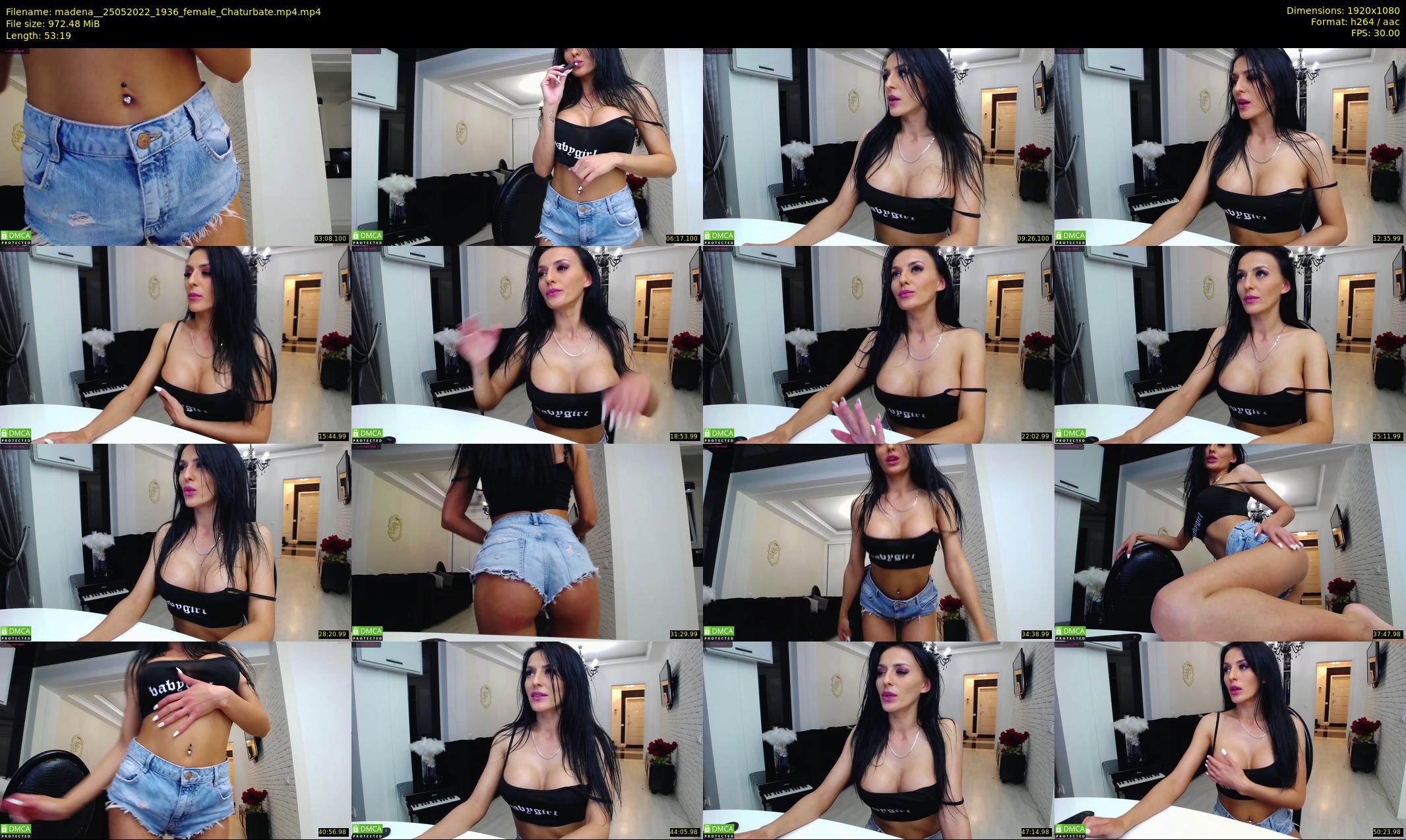 madena_ — 54 minute Chaturbate female cam show recording, 1080p, May 25, 2022