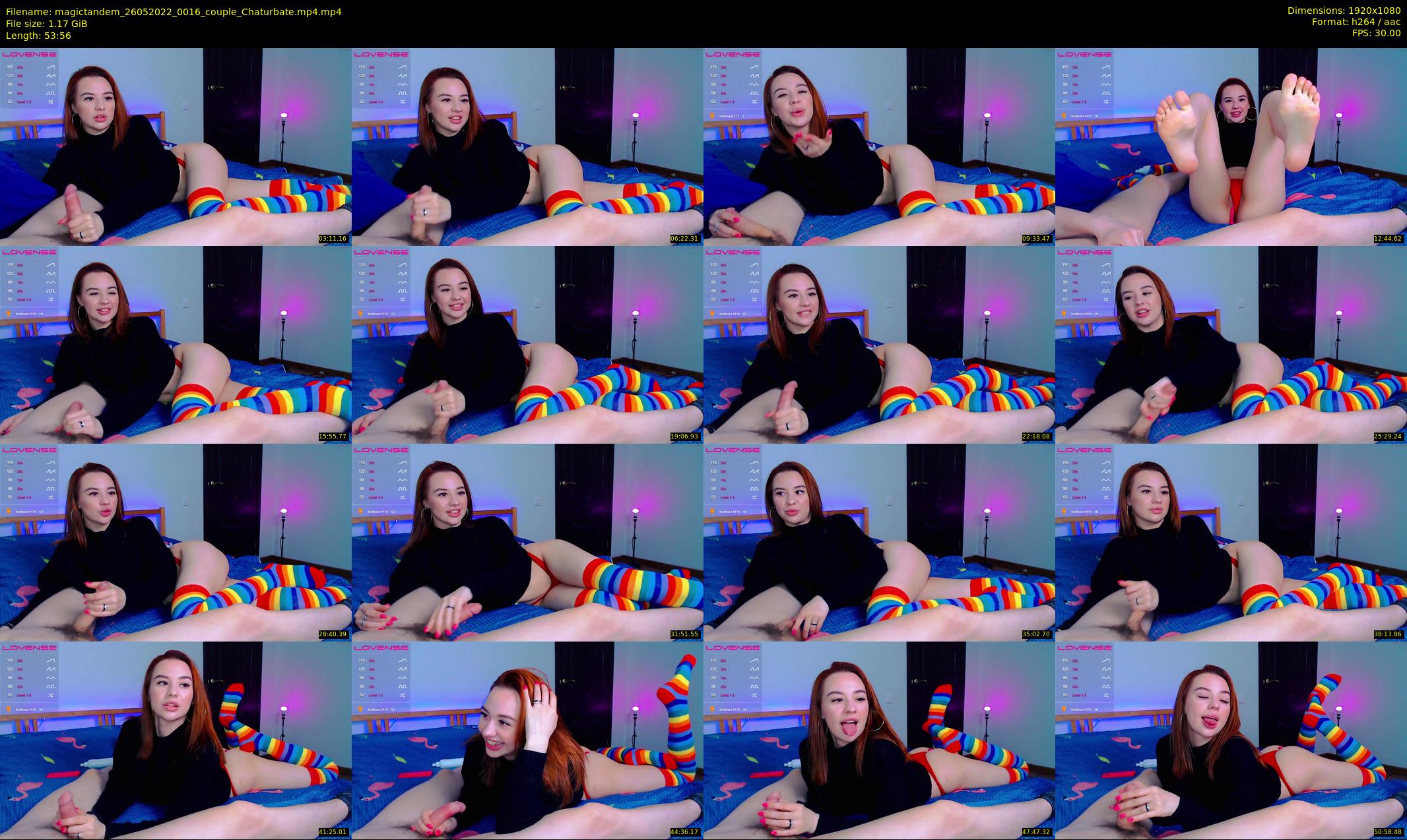magictandem — 54 minute Chaturbate couple cam show recording, 1080p, May 26, 2022