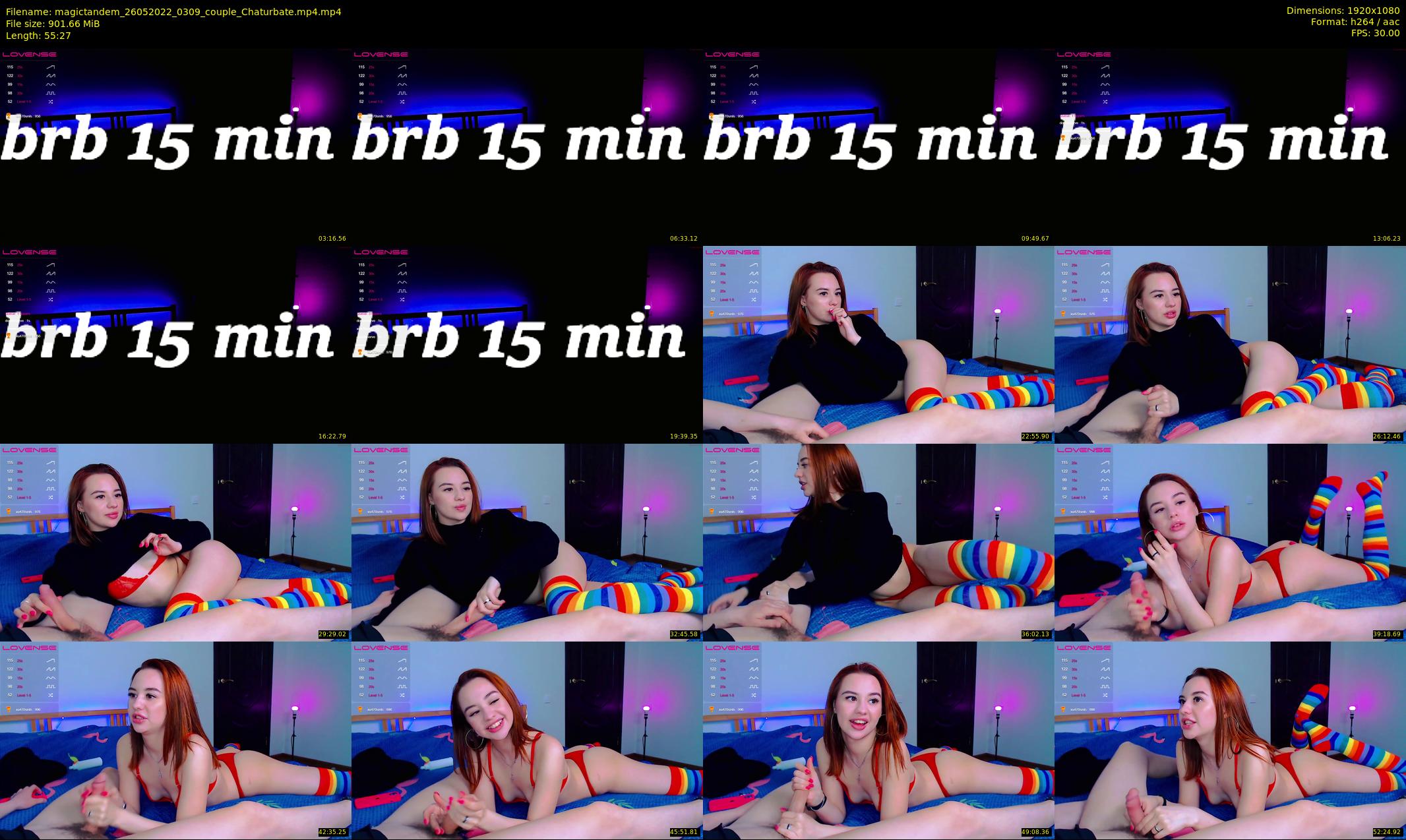 magictandem — 56 minute Chaturbate couple cam show recording, 1080p, May 26, 2022