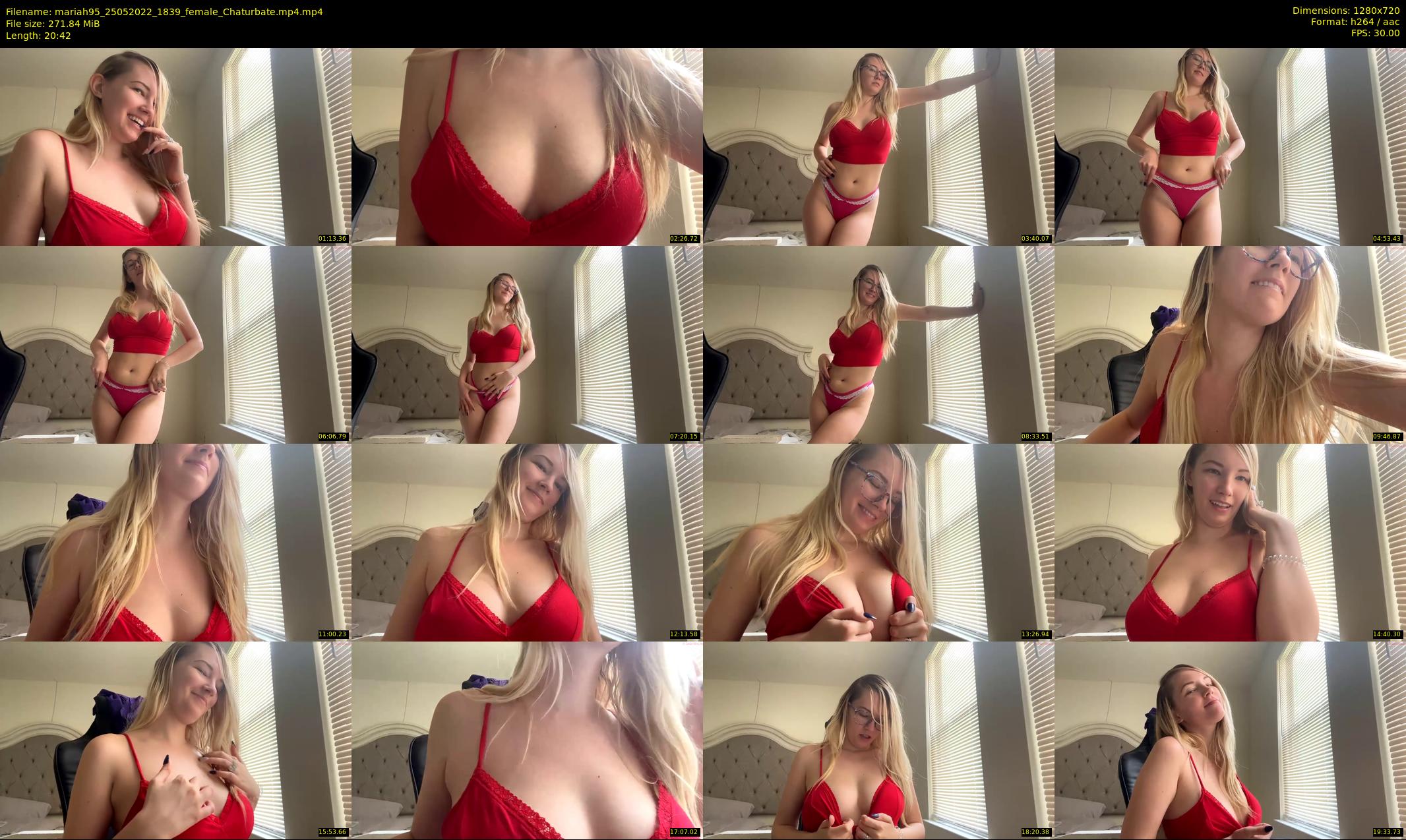 mariah95 — 21 minute Chaturbate female cam show recording, 720p, May 25, 2022