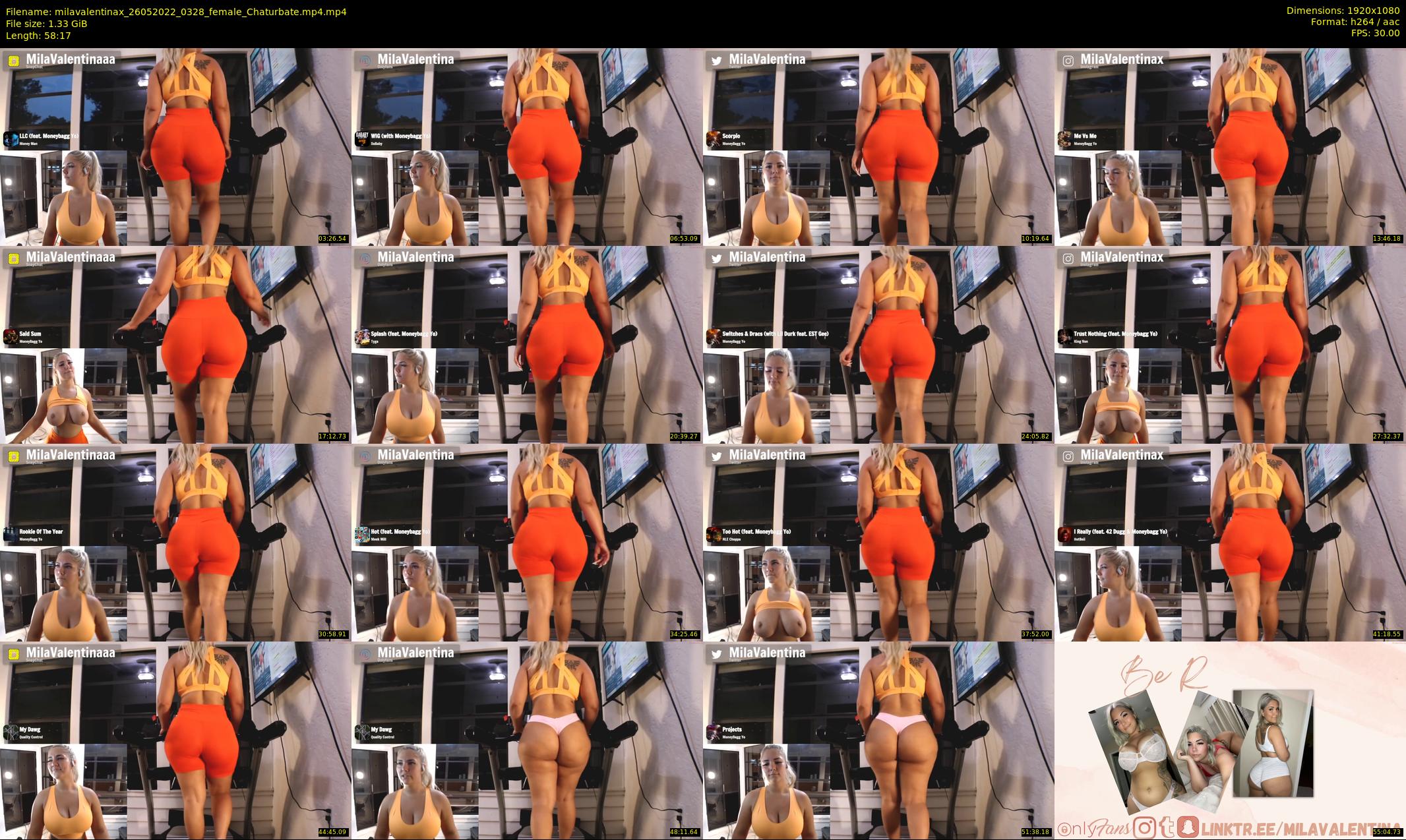 milavalentinax — 59 minute Chaturbate female cam show recording, 1080p, May 26, 2022