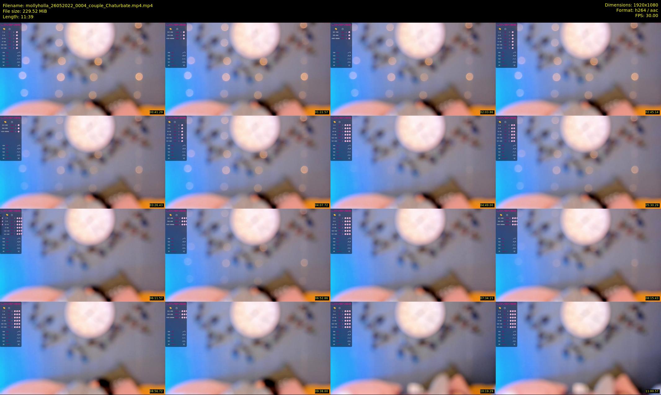 mollyholla — 12 minute Chaturbate couple cam show recording, 1080p, May 26, 2022