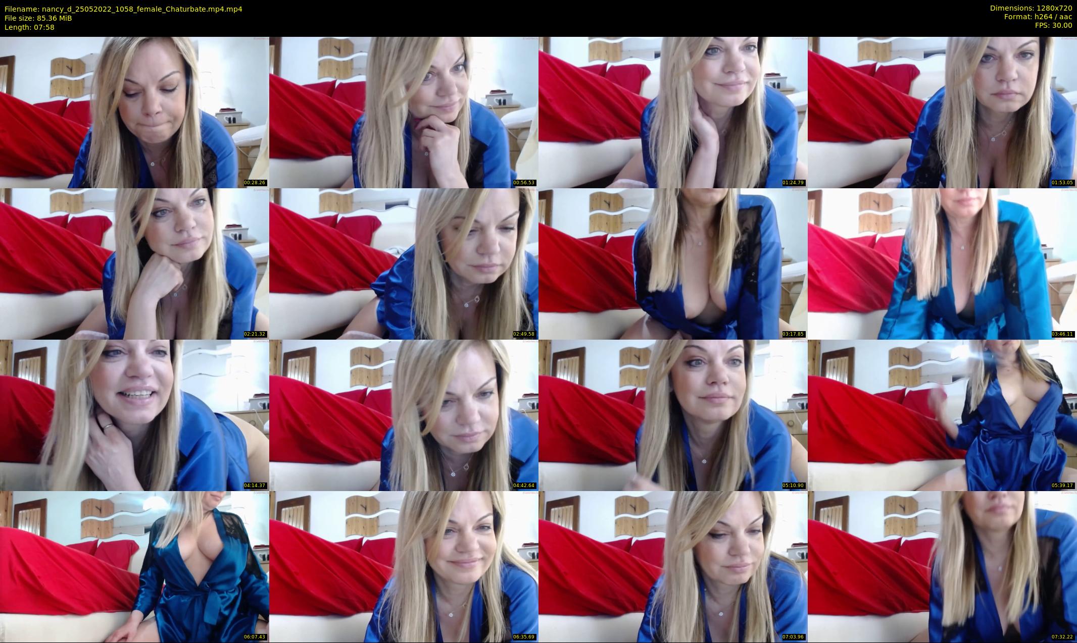 nancy_d — 8 minute Chaturbate female cam show recording, 720p, May 25, 2022