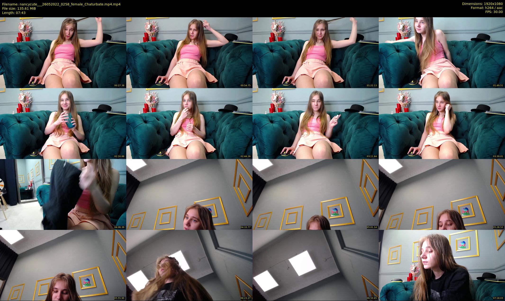 nancycute__ — 8 minute Chaturbate female cam show recording, 1080p, May 26, 2022