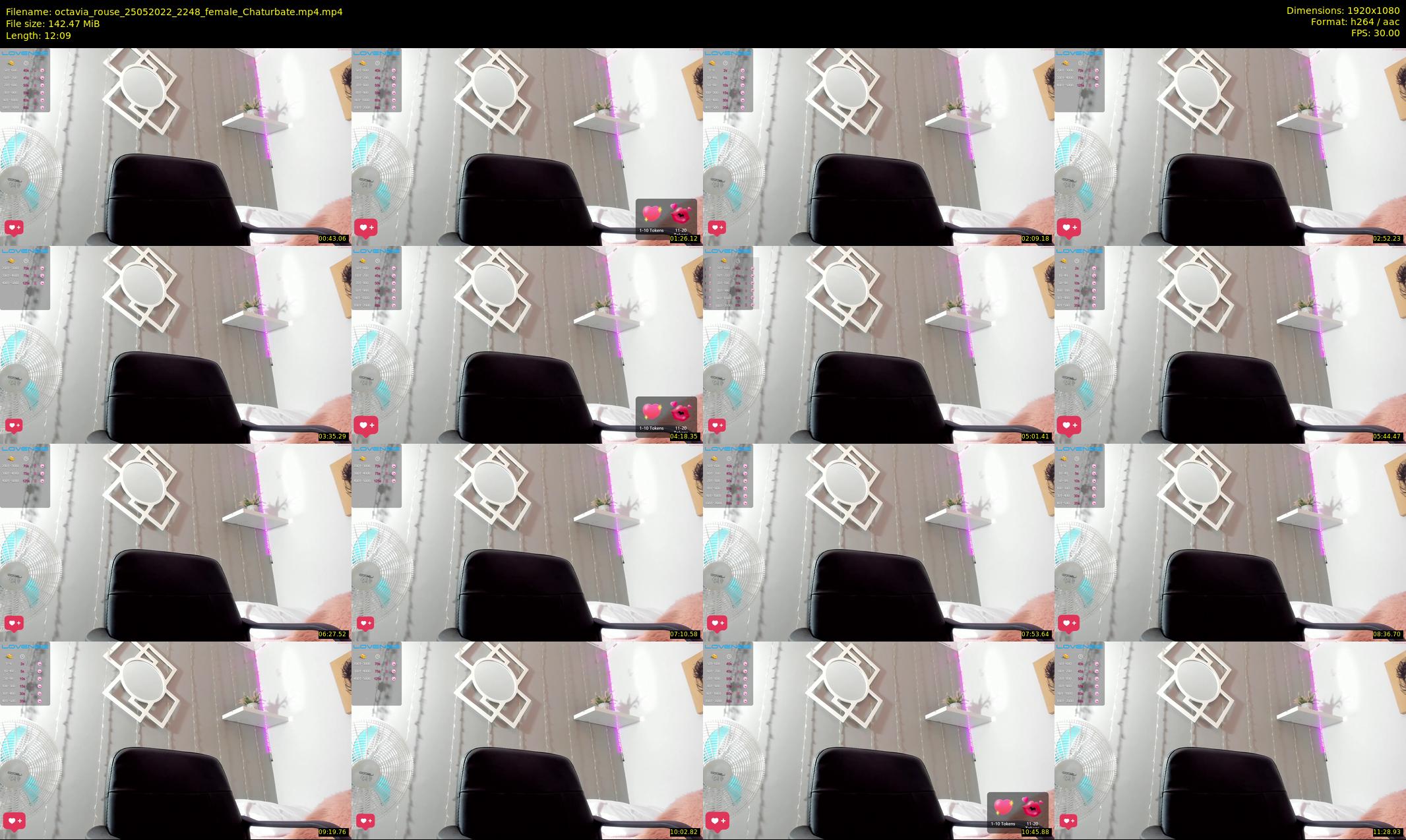octavia_rouse — 13 minute Chaturbate female cam show recording, 1080p, May 25, 2022